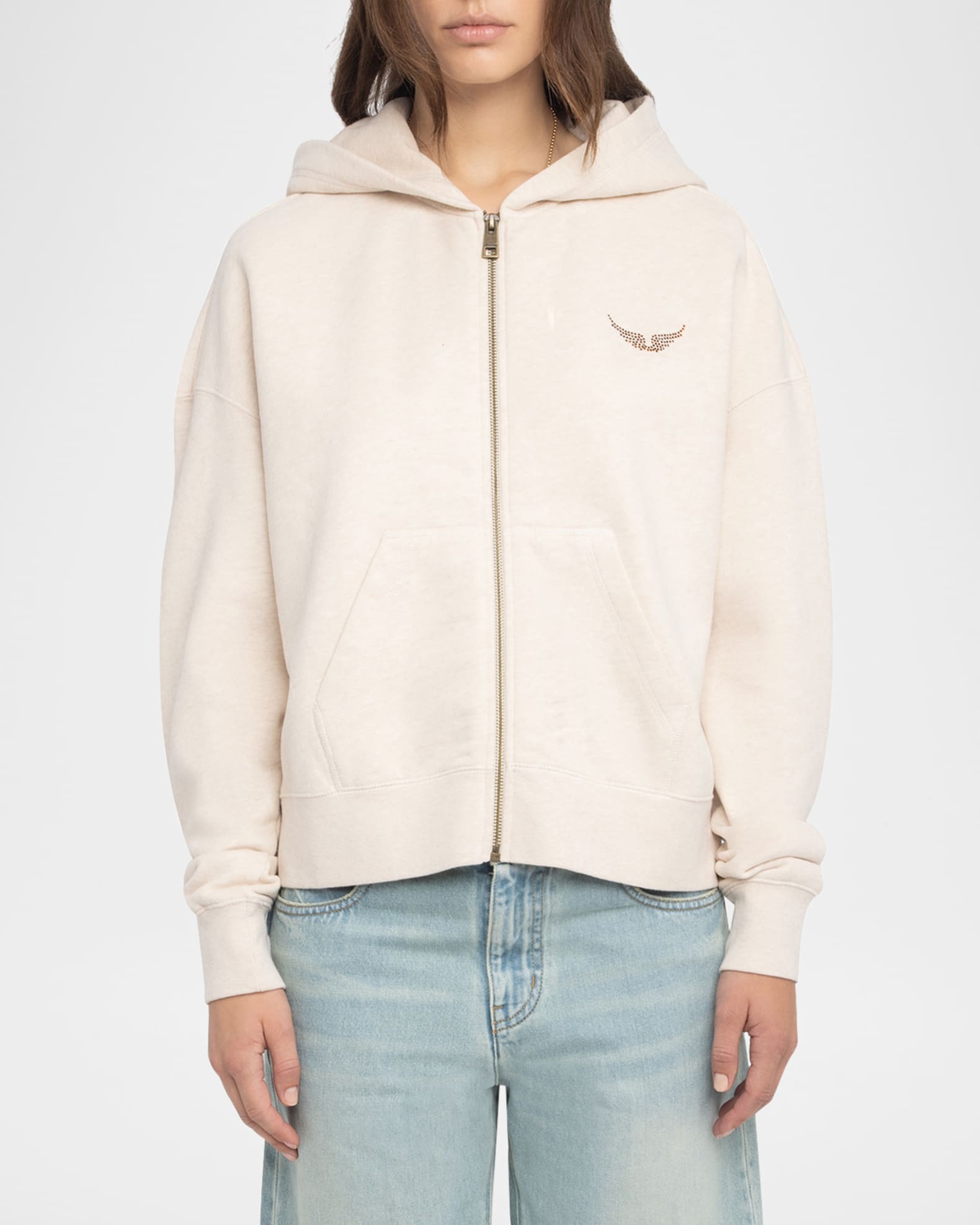 Zadig & Voltaire Mia Wild Love Concert Zip Jacket | Neiman Marcus
