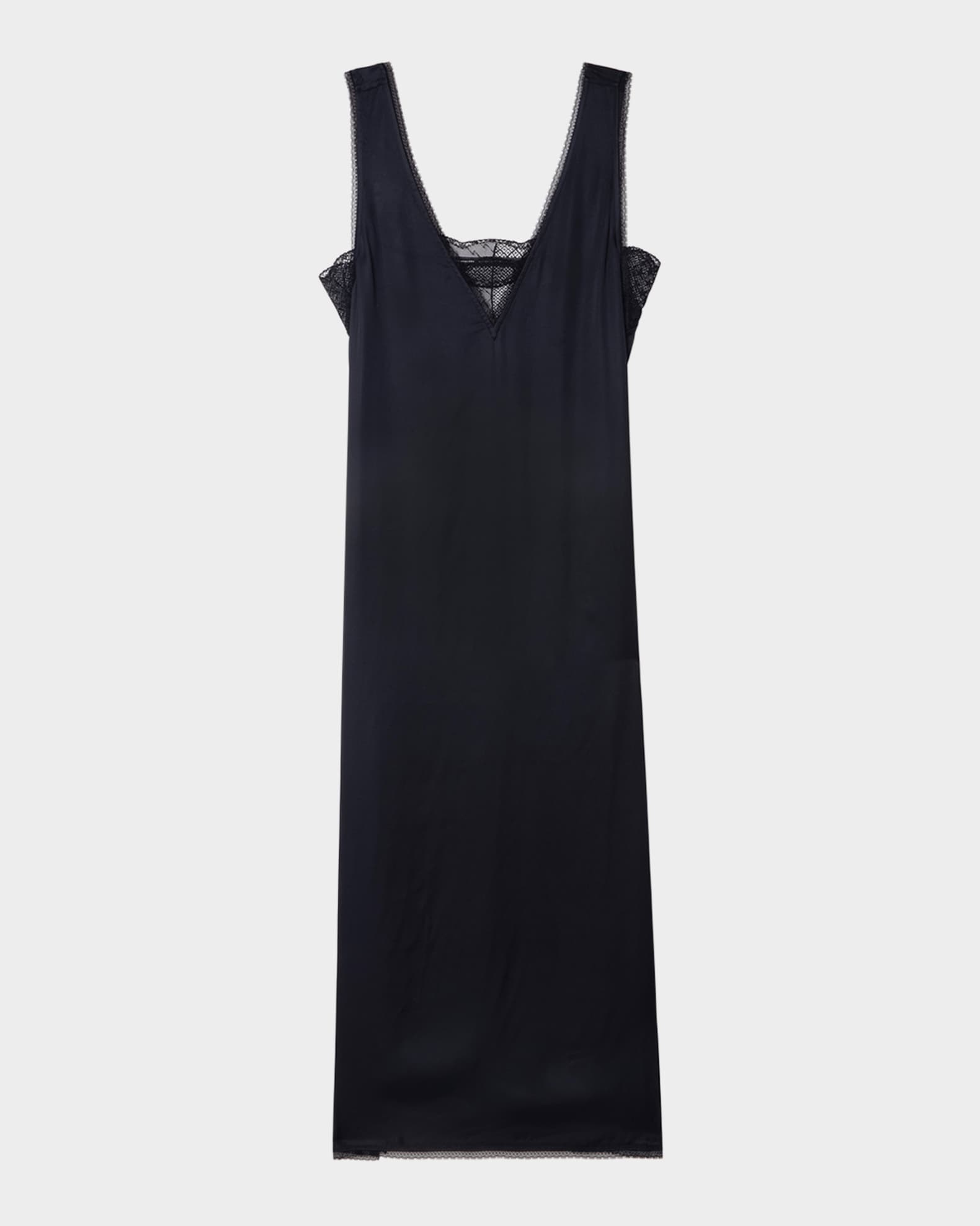 Renzo Satin Slip Dress 0