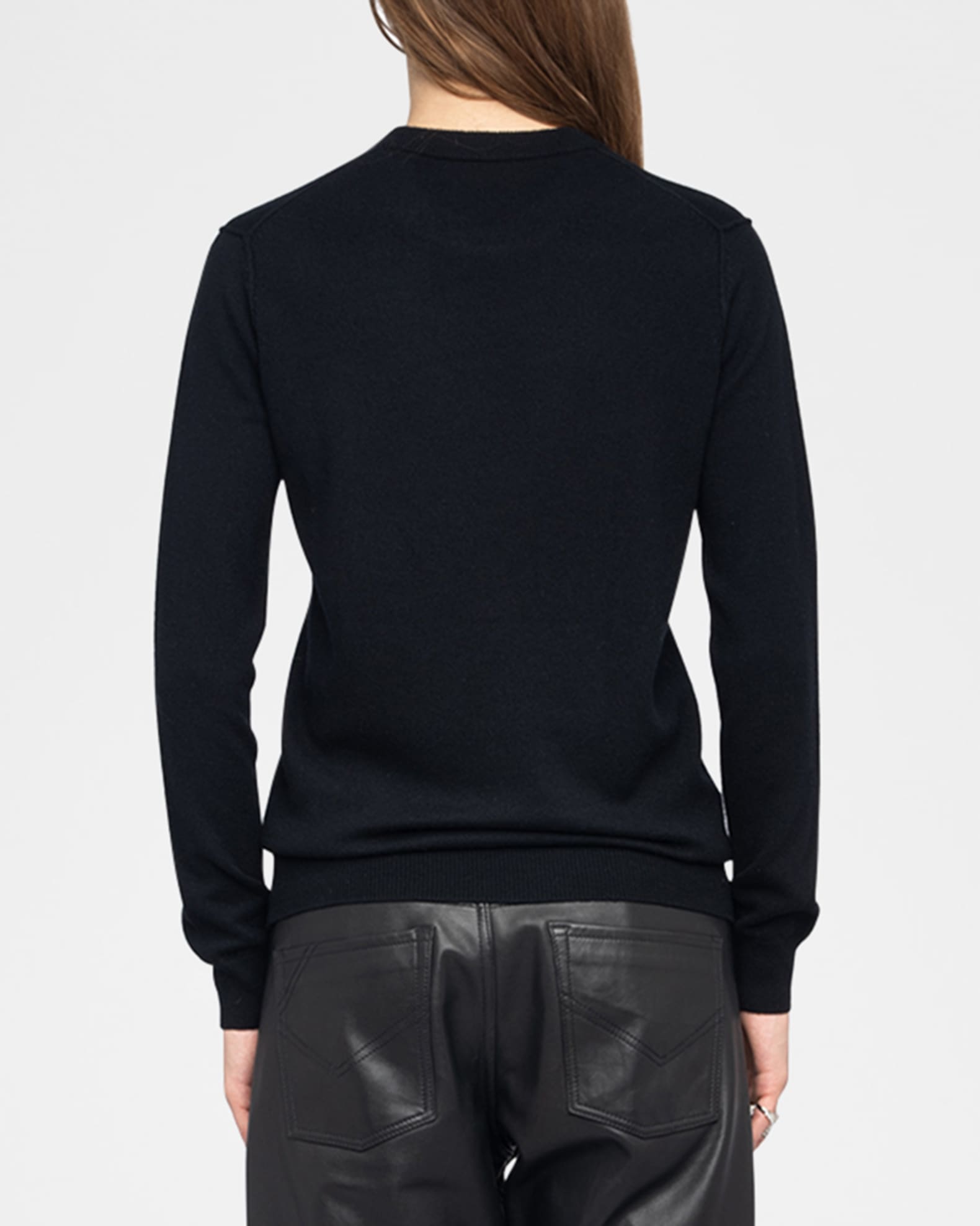 Zadig & Voltaire Kendy Heart Embroidered Sweater | Neiman Marcus