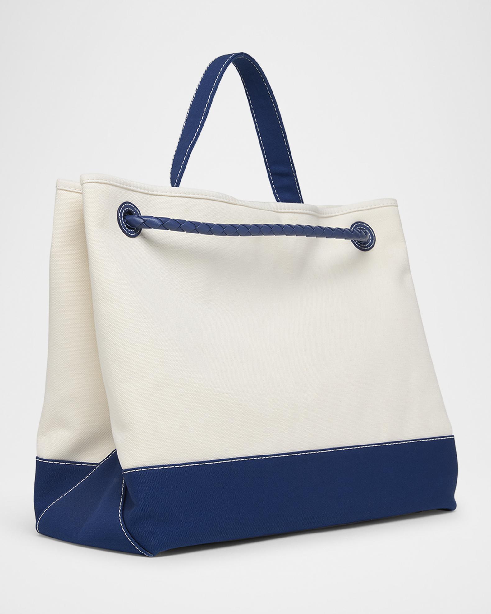 Bottega Veneta Andiamo Large Canvas Tote Bag | Neiman Marcus