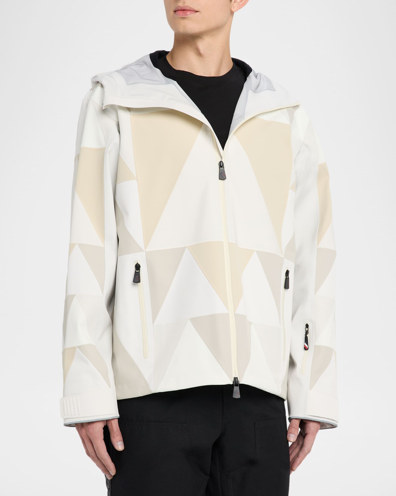 Moncler Grenoble Men's Valserine Patchwork Jacket | Neiman Marcus
