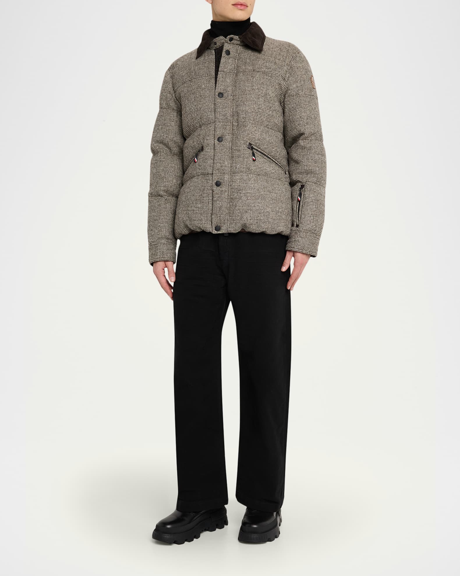 Moncler Grenoble Men's Elgon Wool Down Ski Jacket | Neiman Marcus