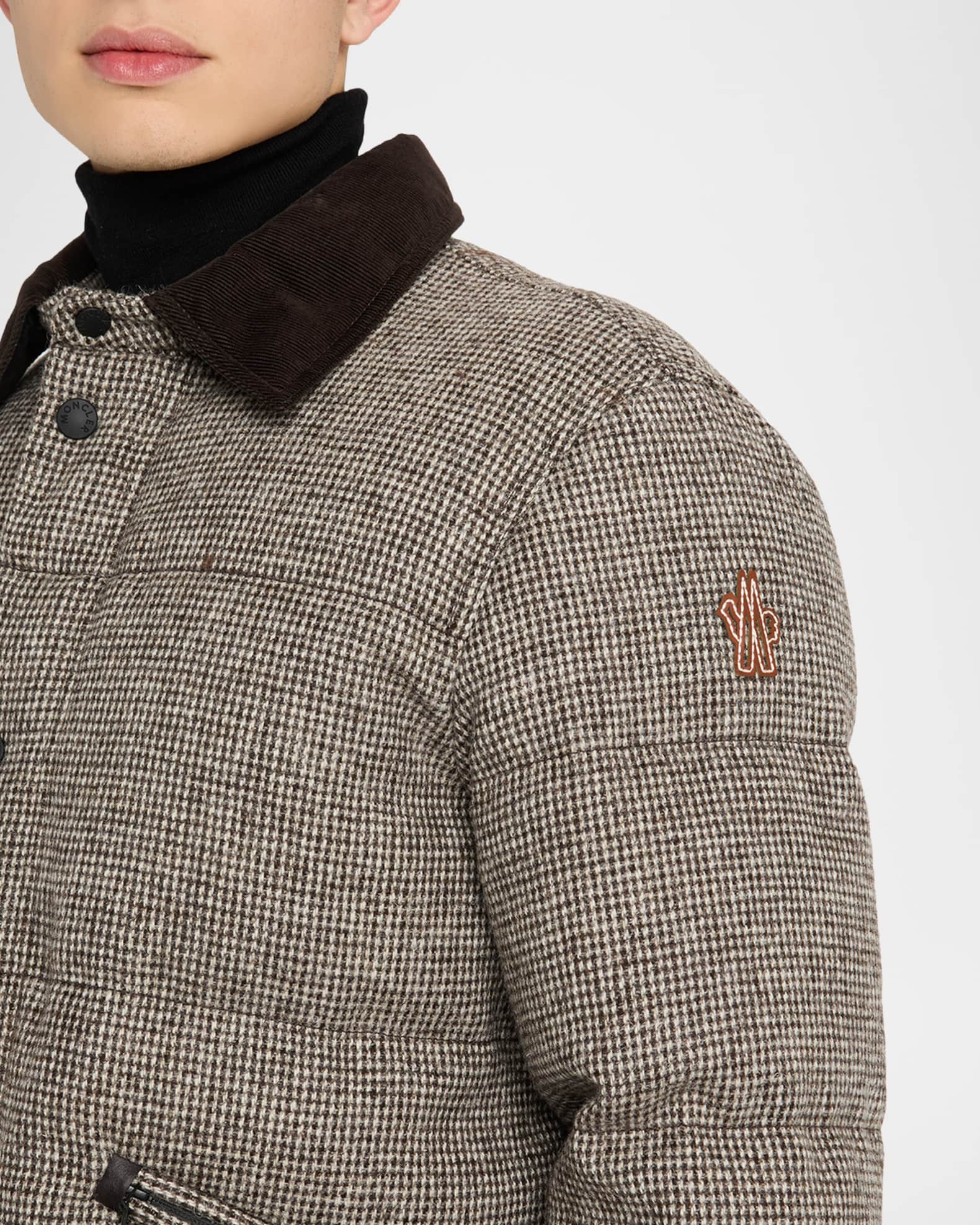 Moncler Grenoble Men's Elgon Wool Down Ski Jacket | Neiman Marcus