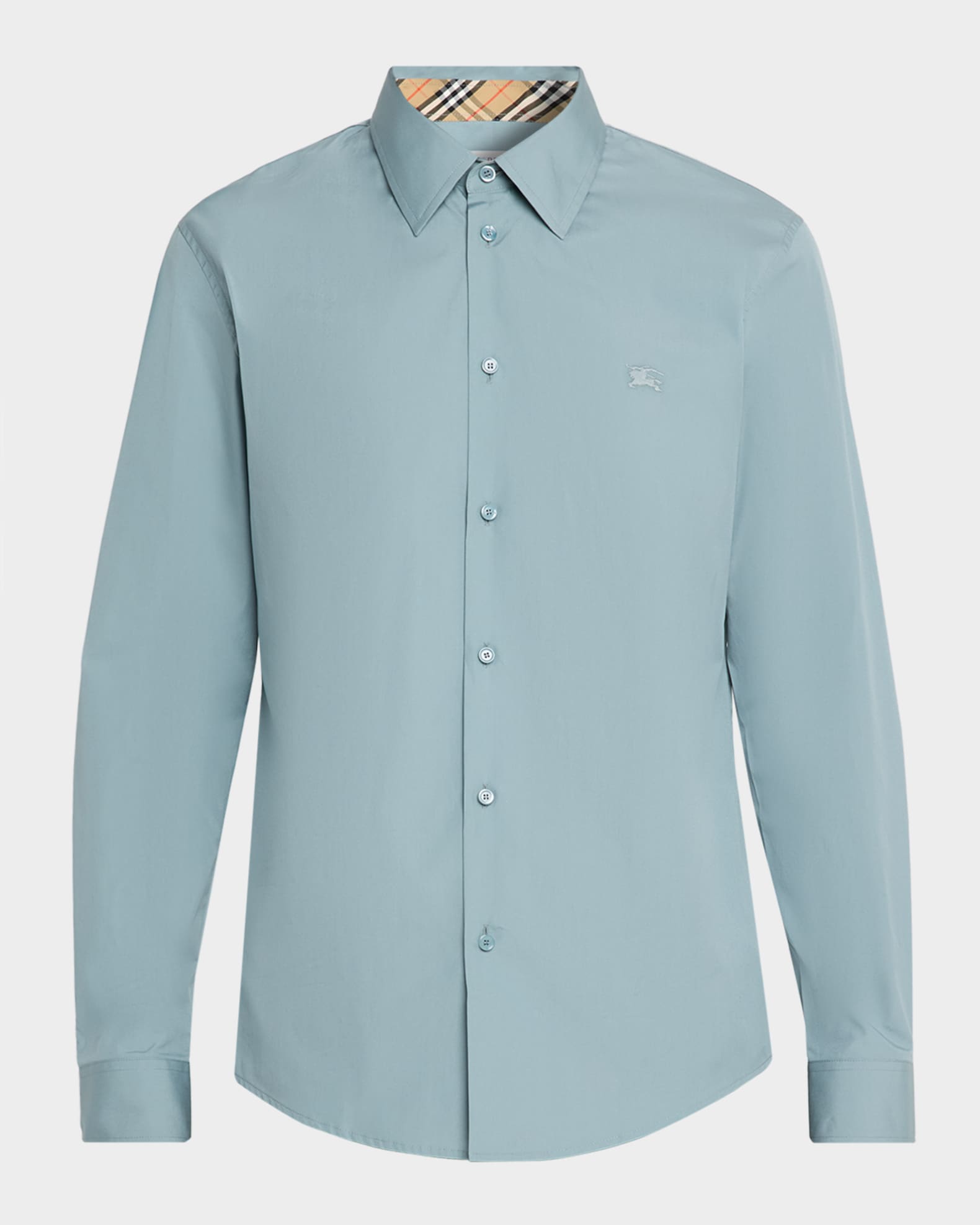 Burberry Men's Slim-Fit Cotton Poplin Sport Shirt | Neiman