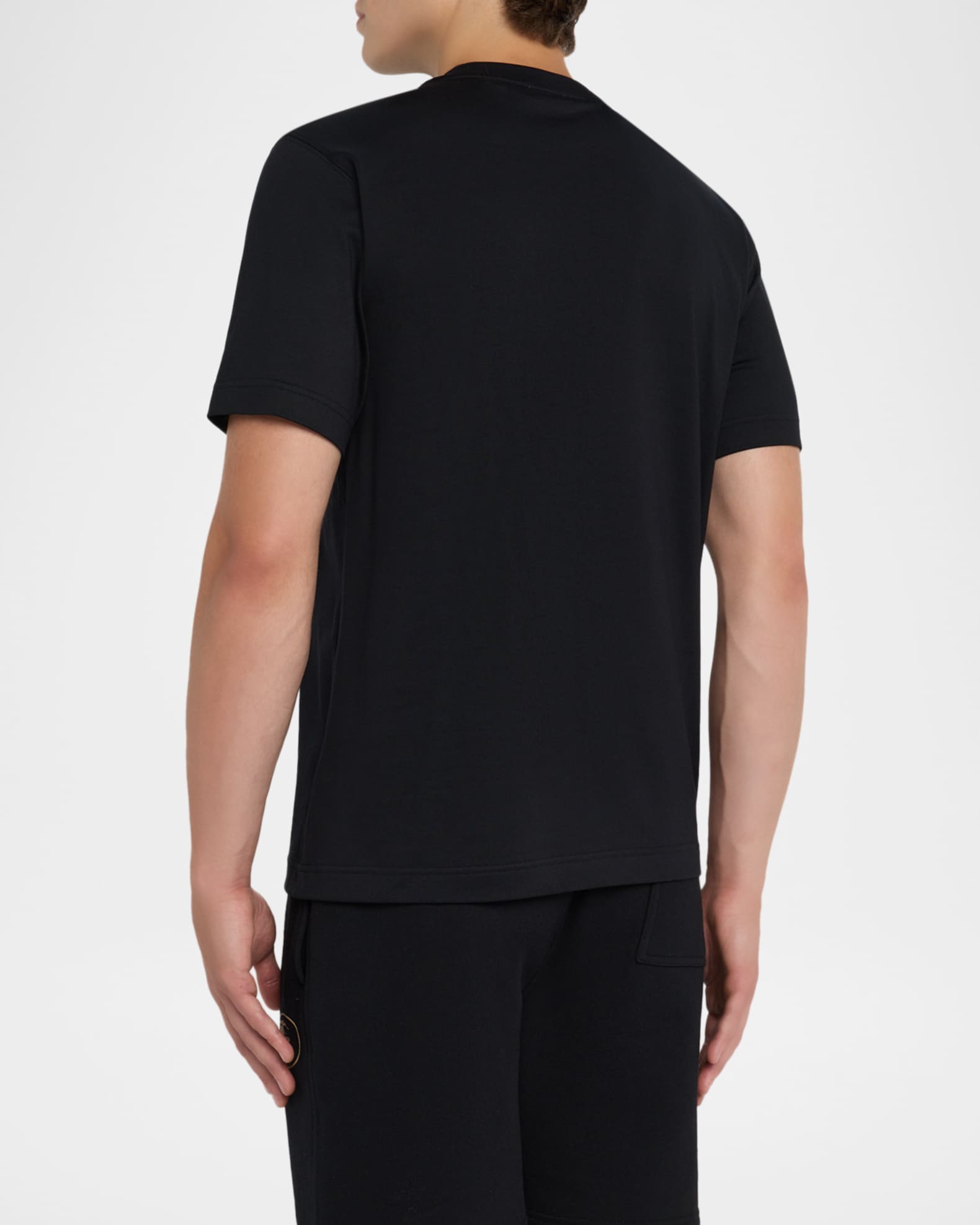 Burberry Men's Cotton Knight Stamp Graphic T-Shirt | Neiman