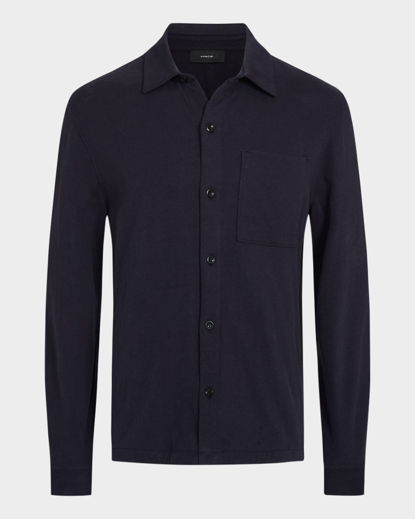 Men's Sueded Jersey Shirt Jacket 0