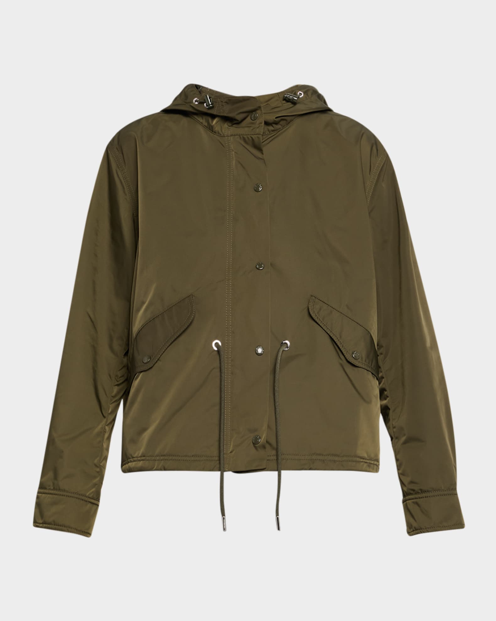 【MONCLER】NOIZAY フーデッド パーカジャケット 撥水 Moncler Noizay Short Parka Jacket | Neiman Marcus
