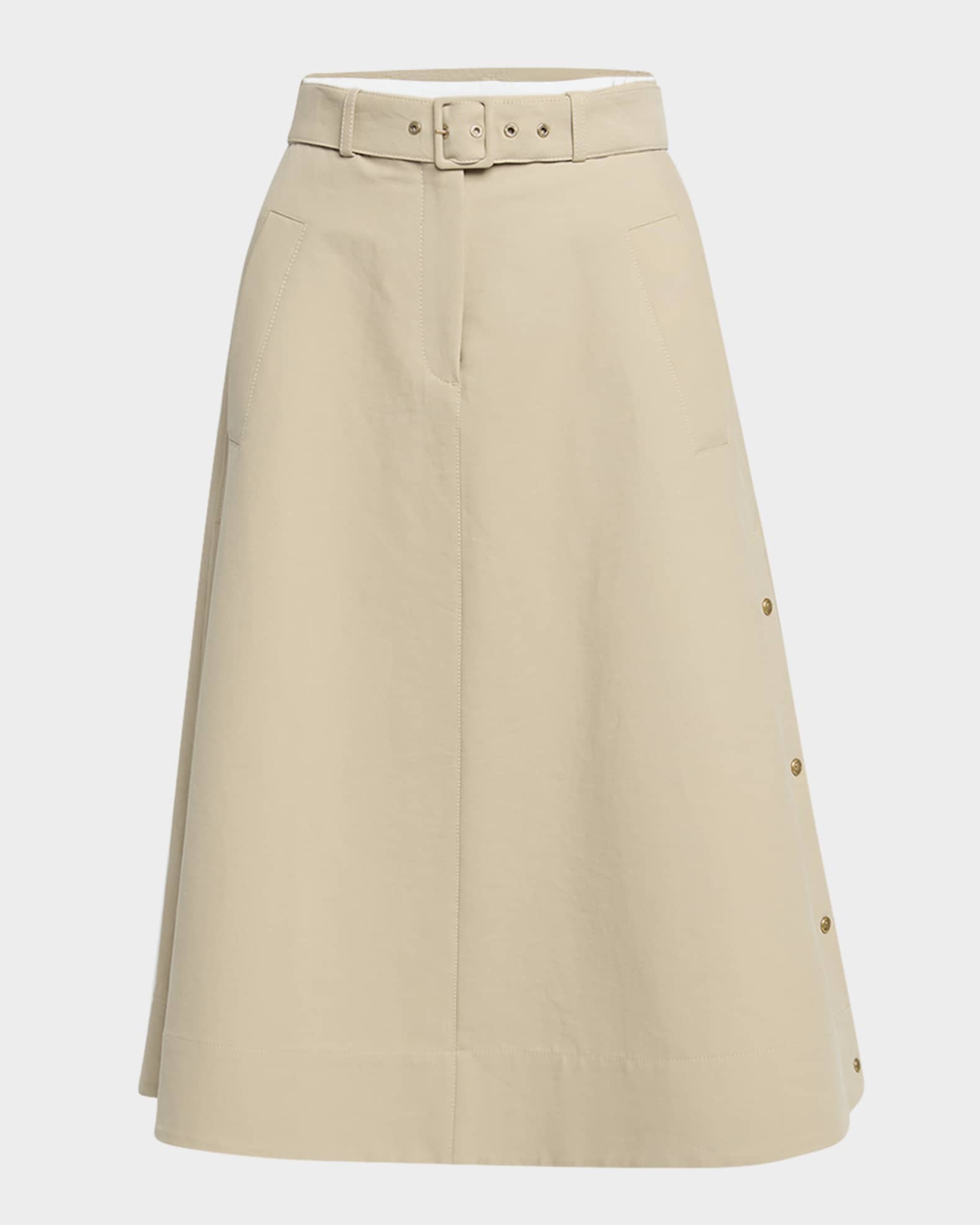 Belted Utility Skirt 0