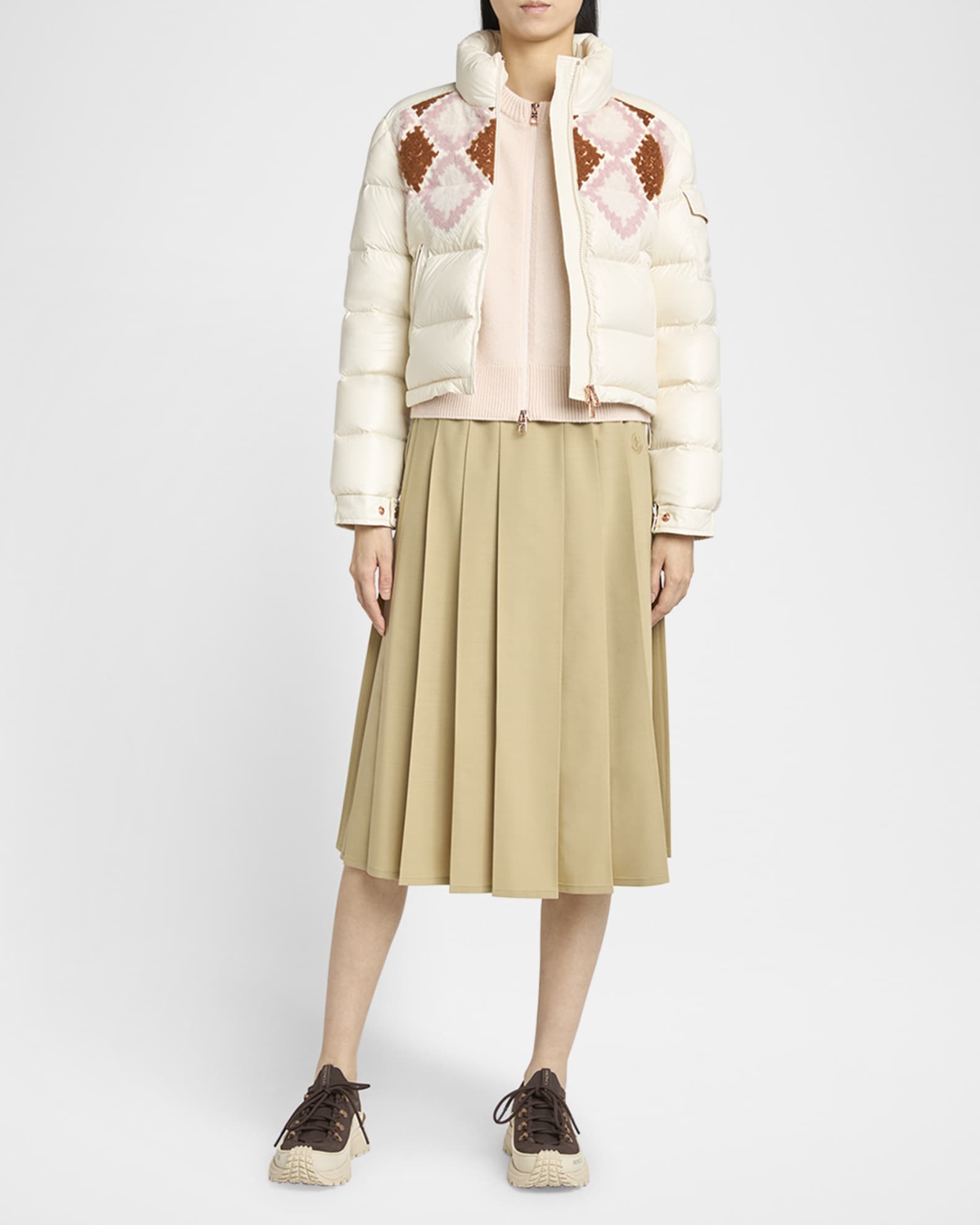 Megara Embroidered Down Puffer Jacket 1
