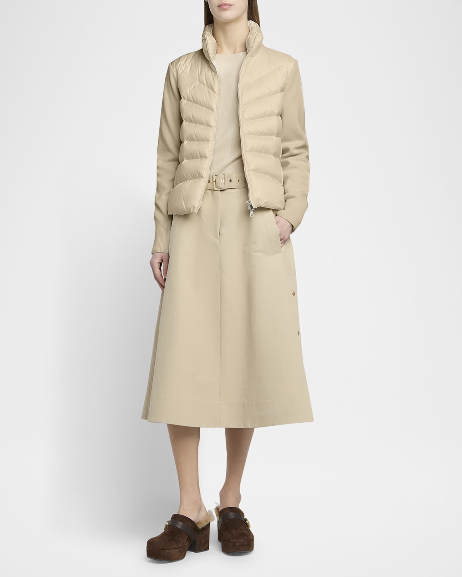 Padded Wool Cardigan 1