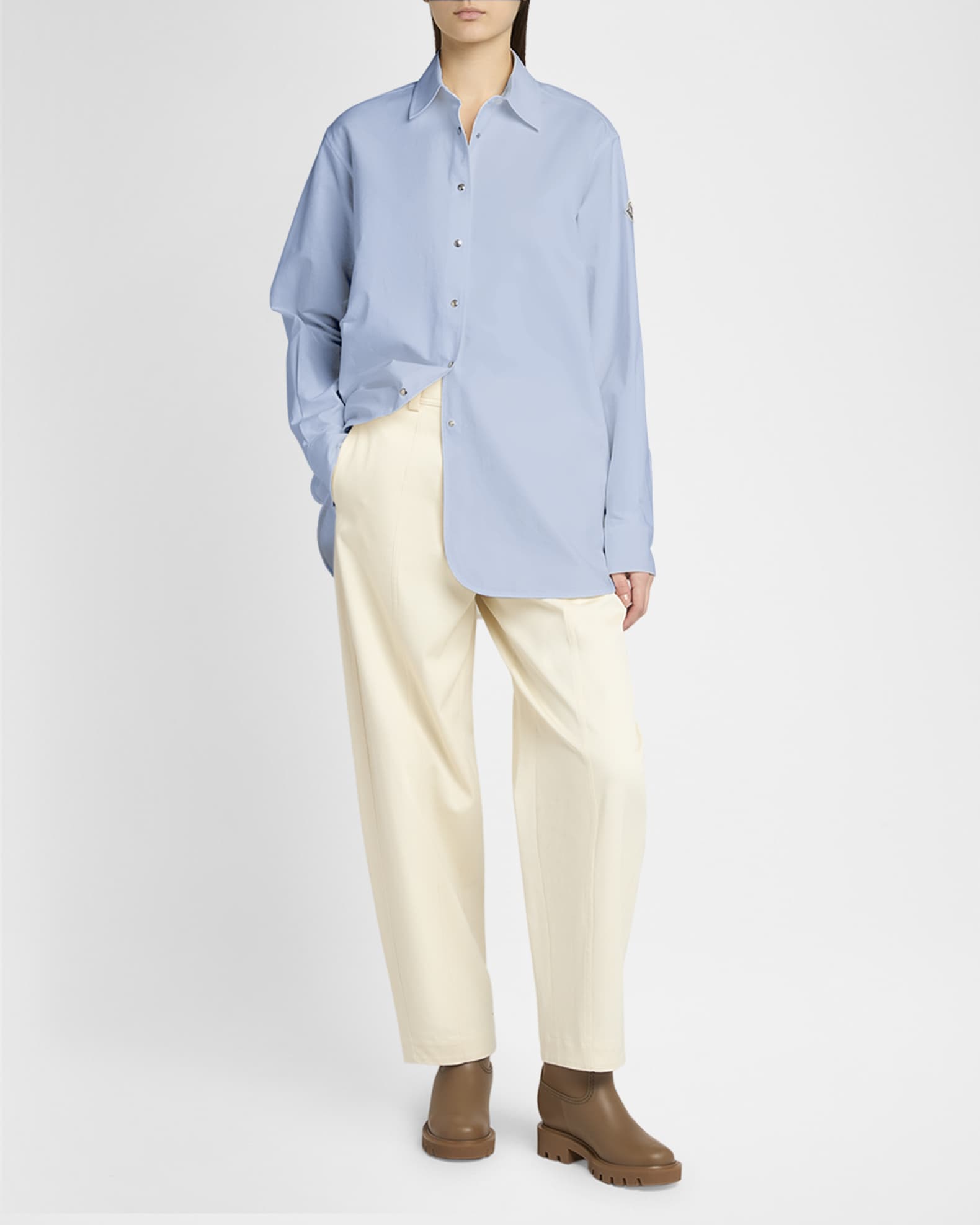 Long-Sleeve Cotton Shirt 1
