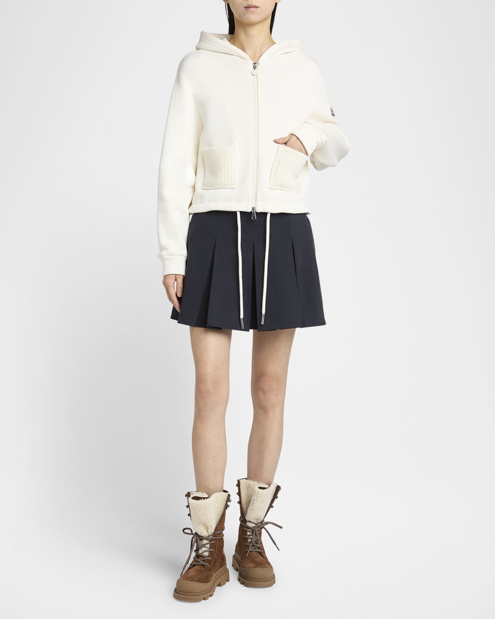 Hooded Zip-Up Cardigan 1