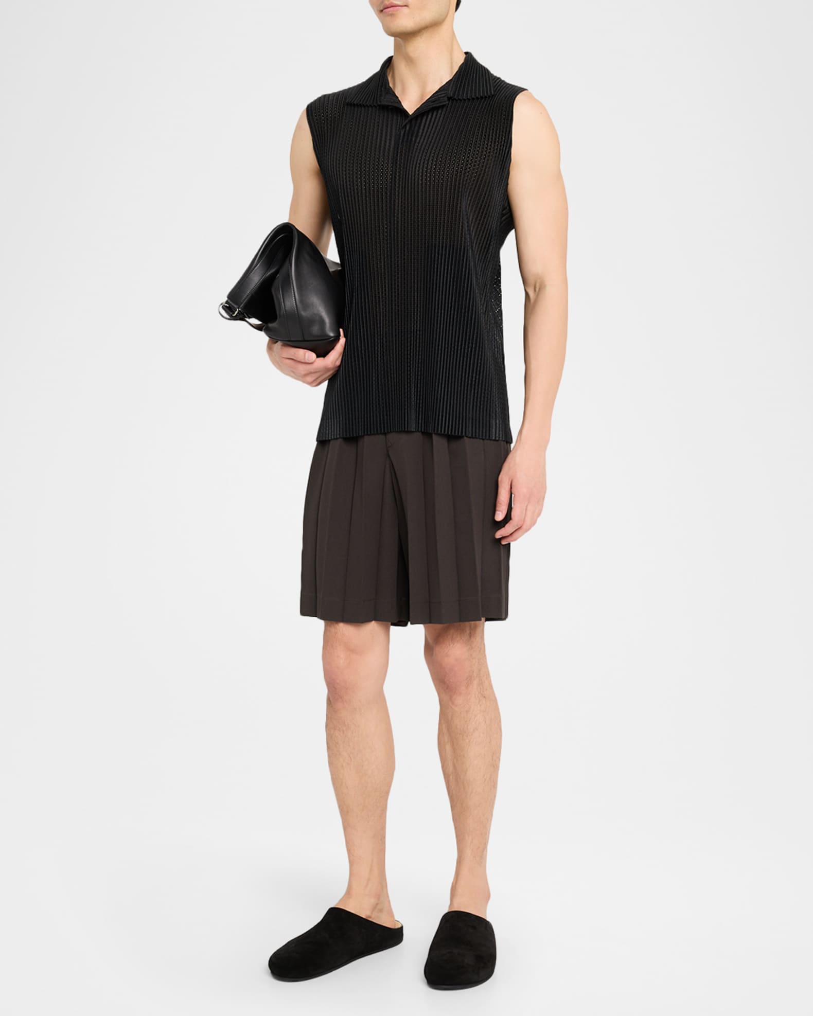 Men's Edge Ensemble Pleated Shorts 1