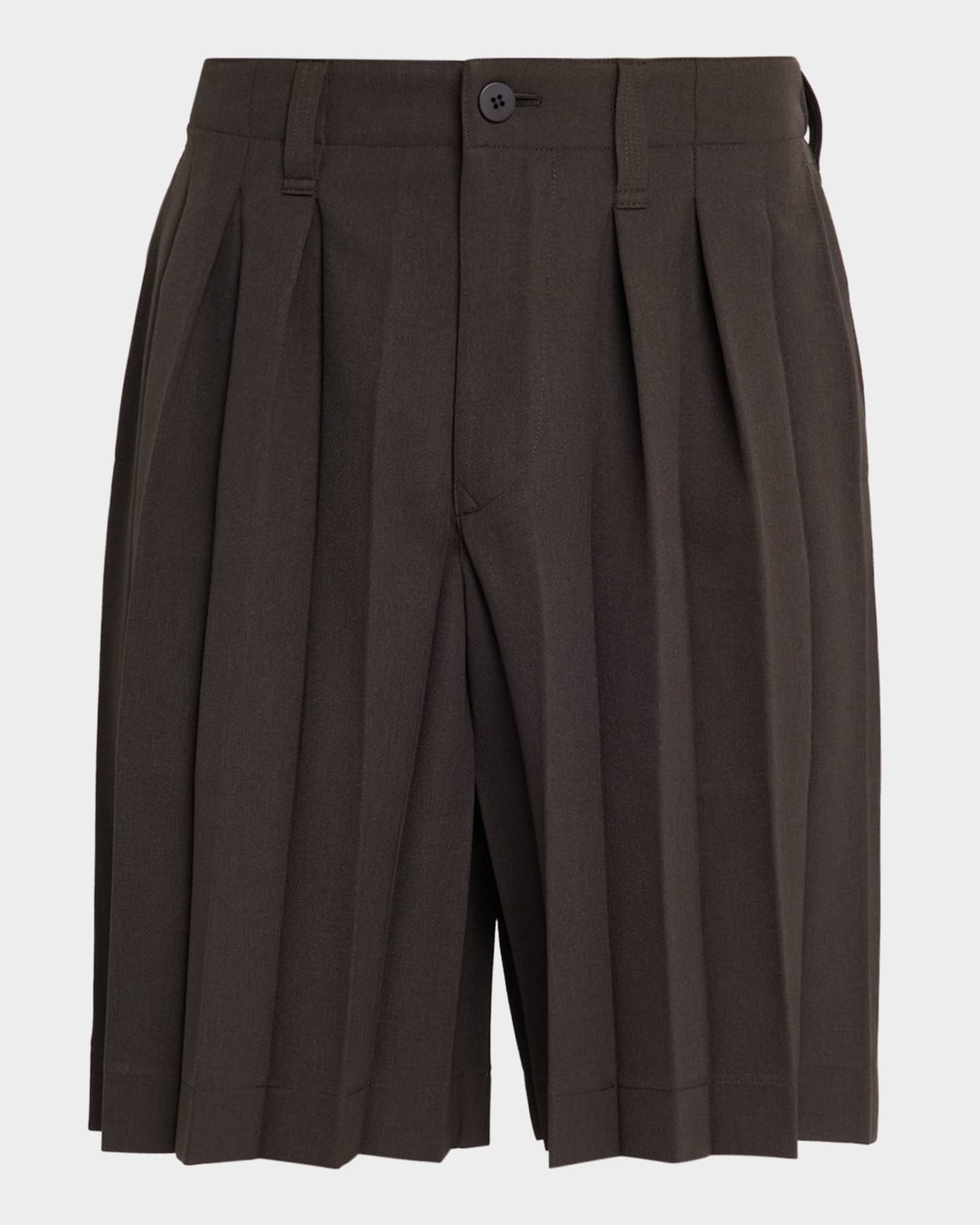 Men's Edge Ensemble Pleated Shorts 0