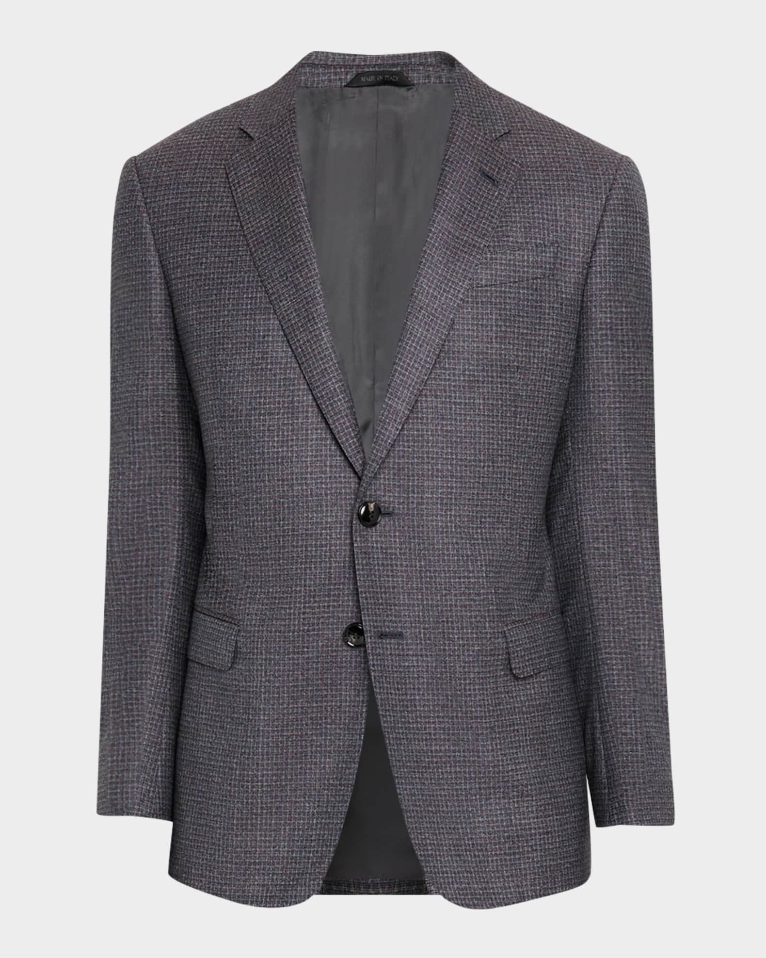 Men's Check-Textured G Line Sport Coat 0