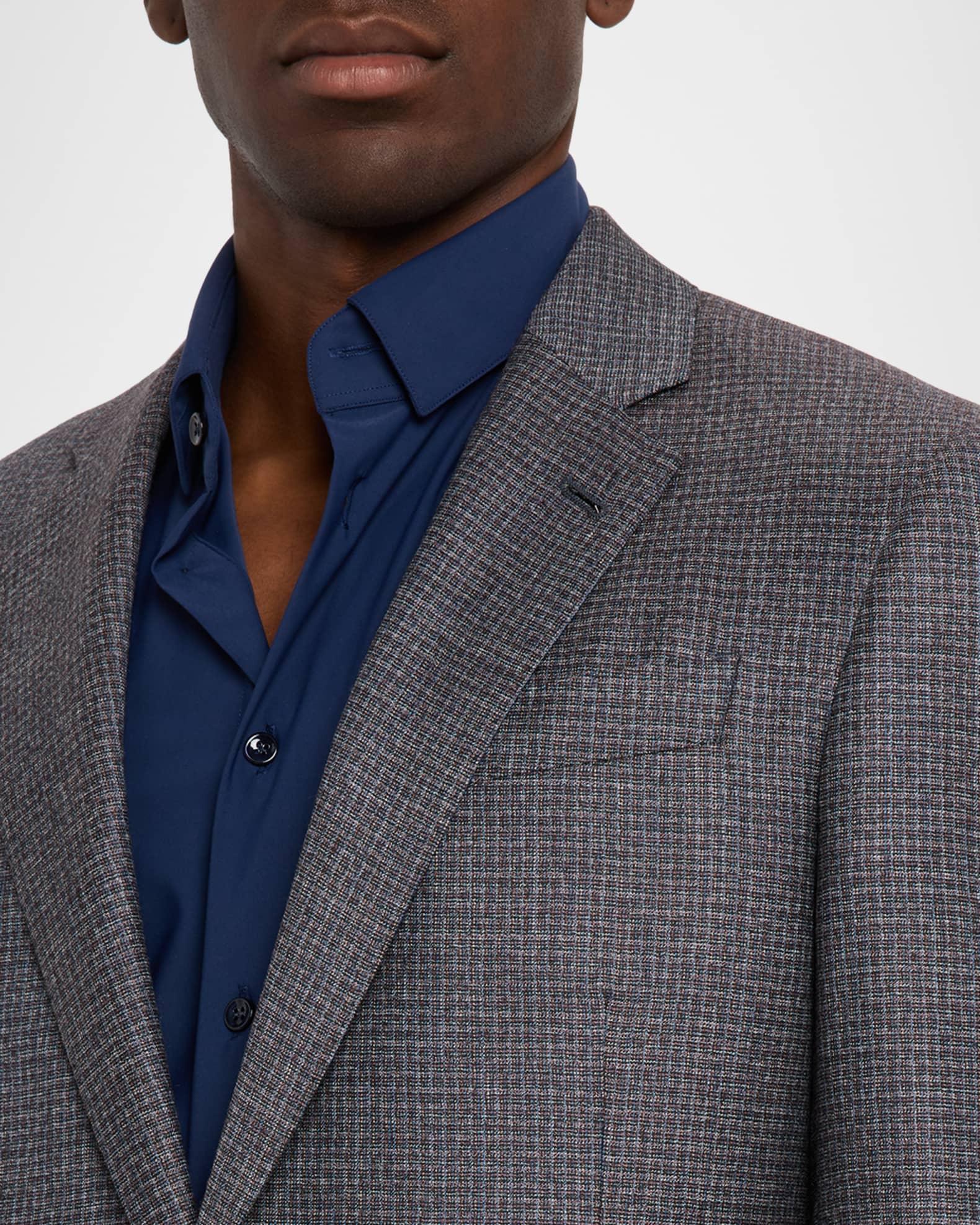 Giorgio Armani Men's Check-Textured G Line Sport Coat | Neiman Marcus