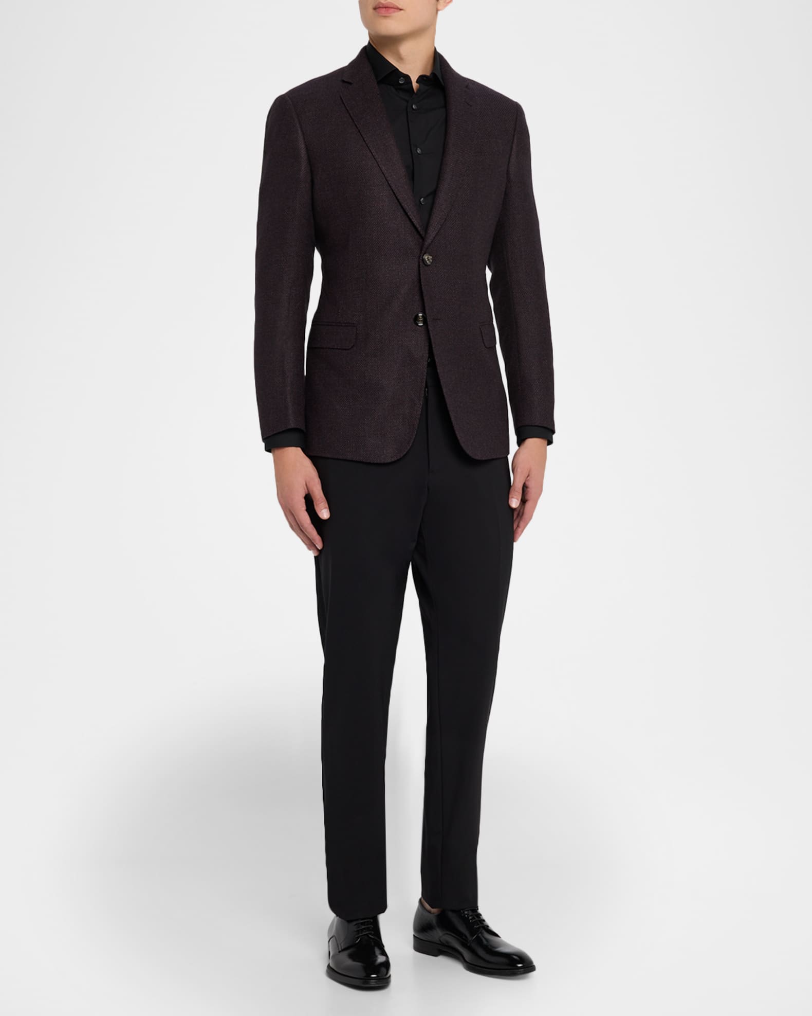 Men's Micro Grid Textured Blend Sport Coat 1