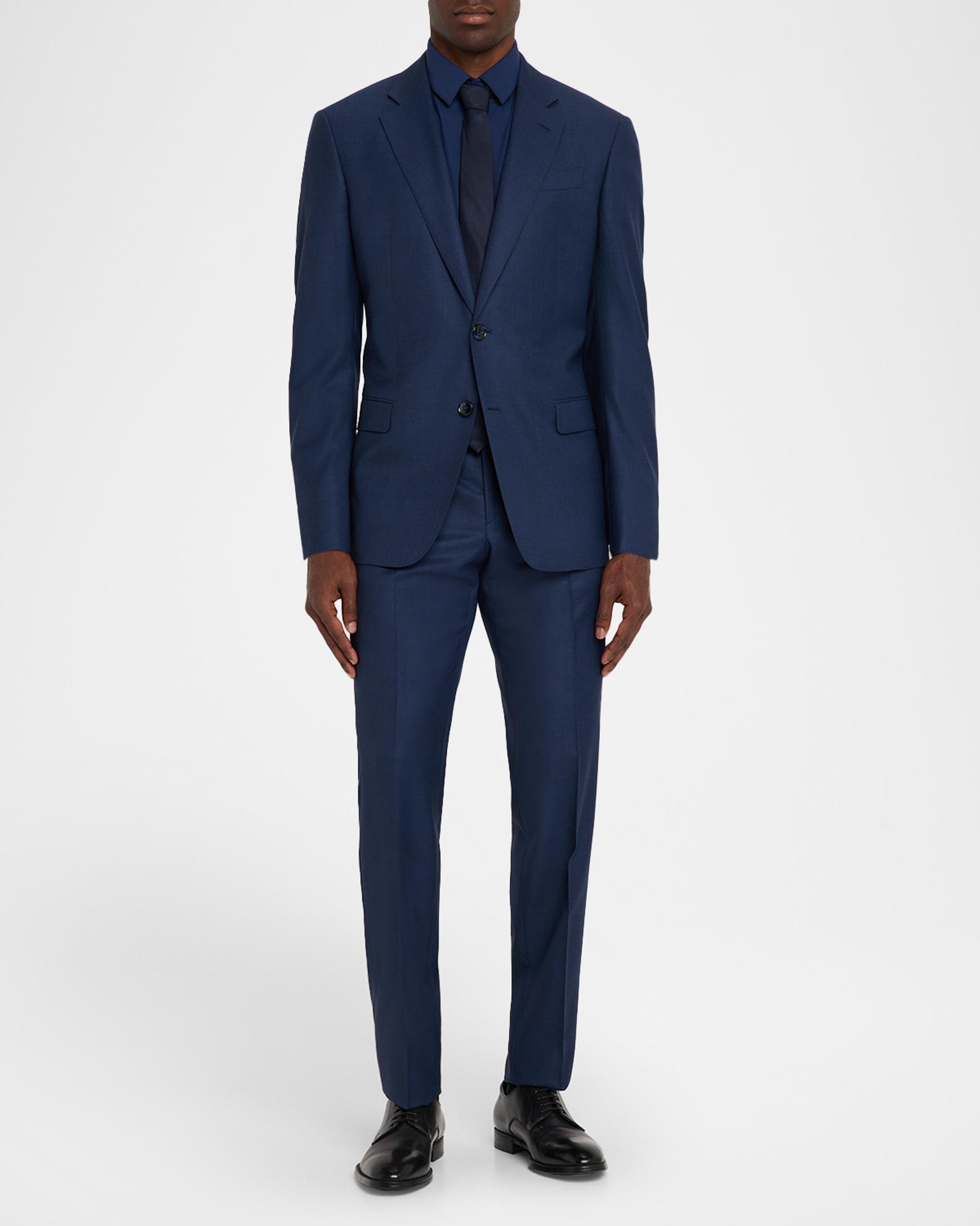 【GIORGIO ARMANI】ネイビーダブルスーツ Giorgio Armani Men's Windowpane G Line Two-Piece Suit | Neiman Marcus