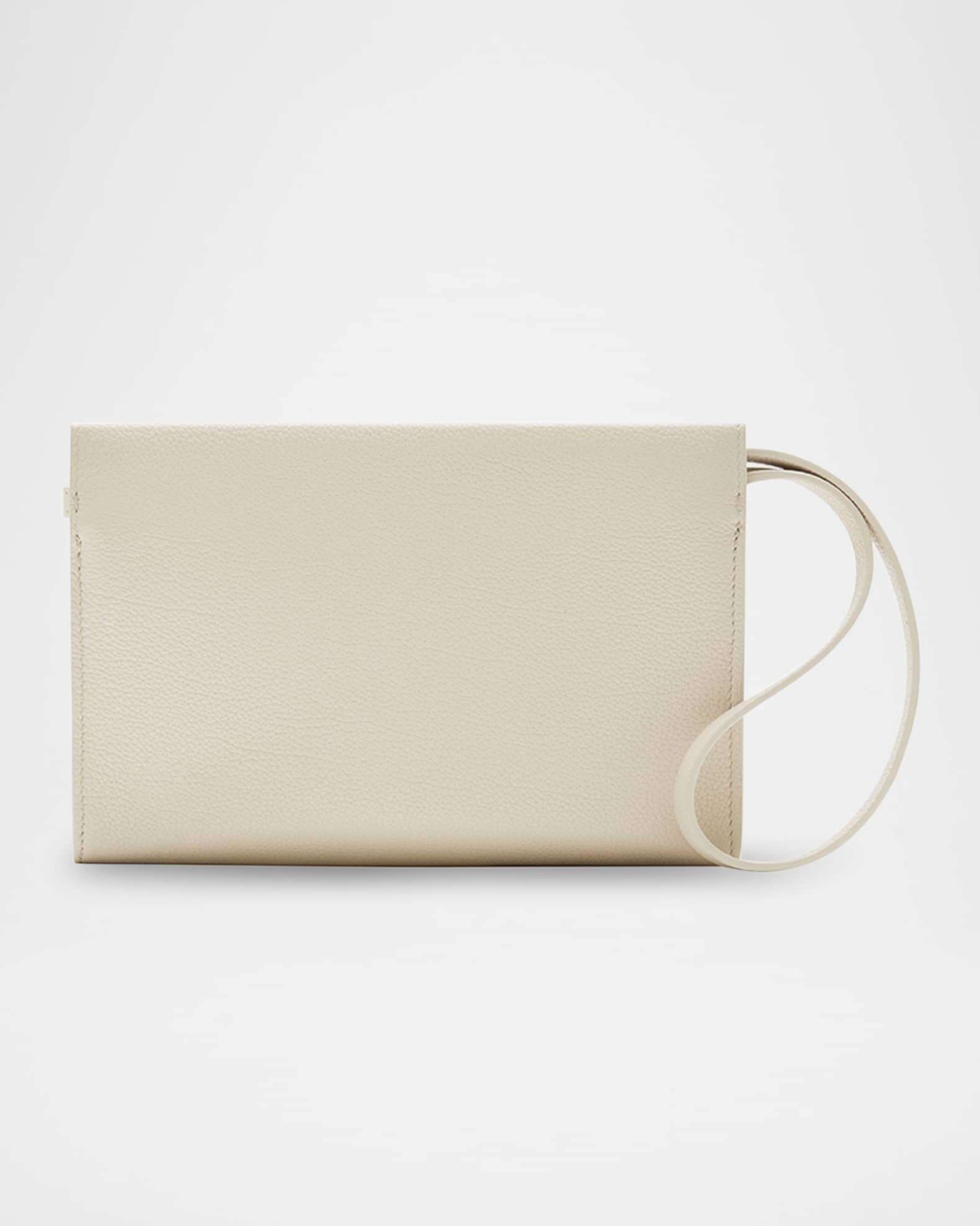 Cotswolds Grainy Leather Pouch Bag 1