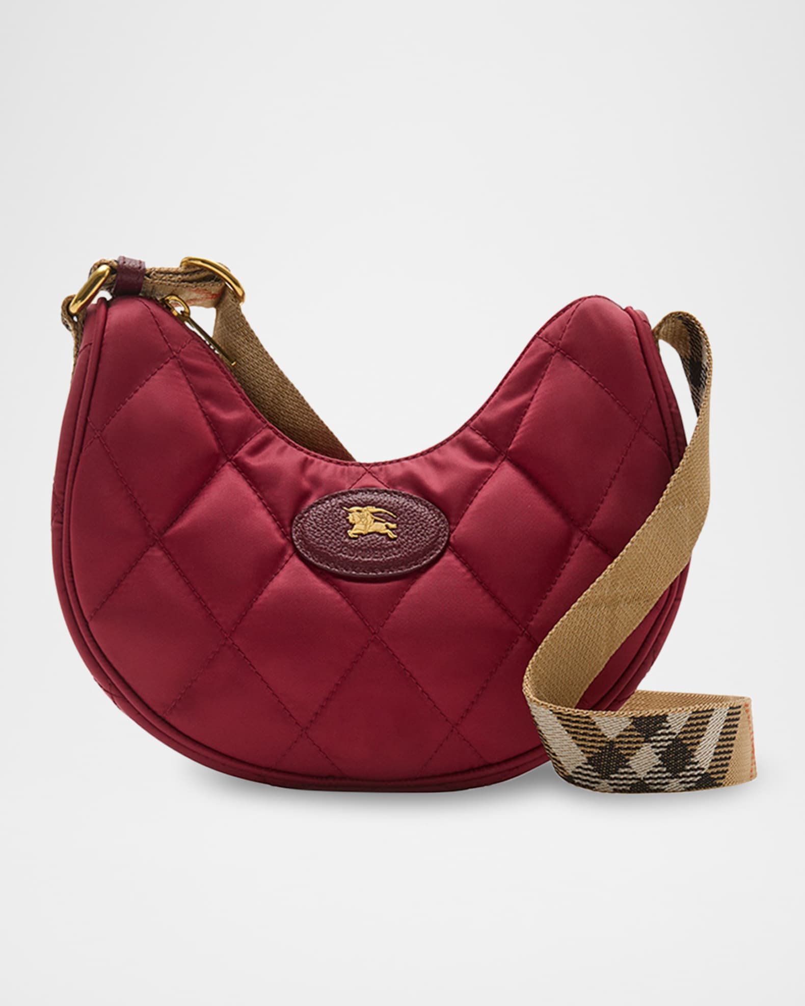 Horseshoe Quilted Crossbody Bag  0