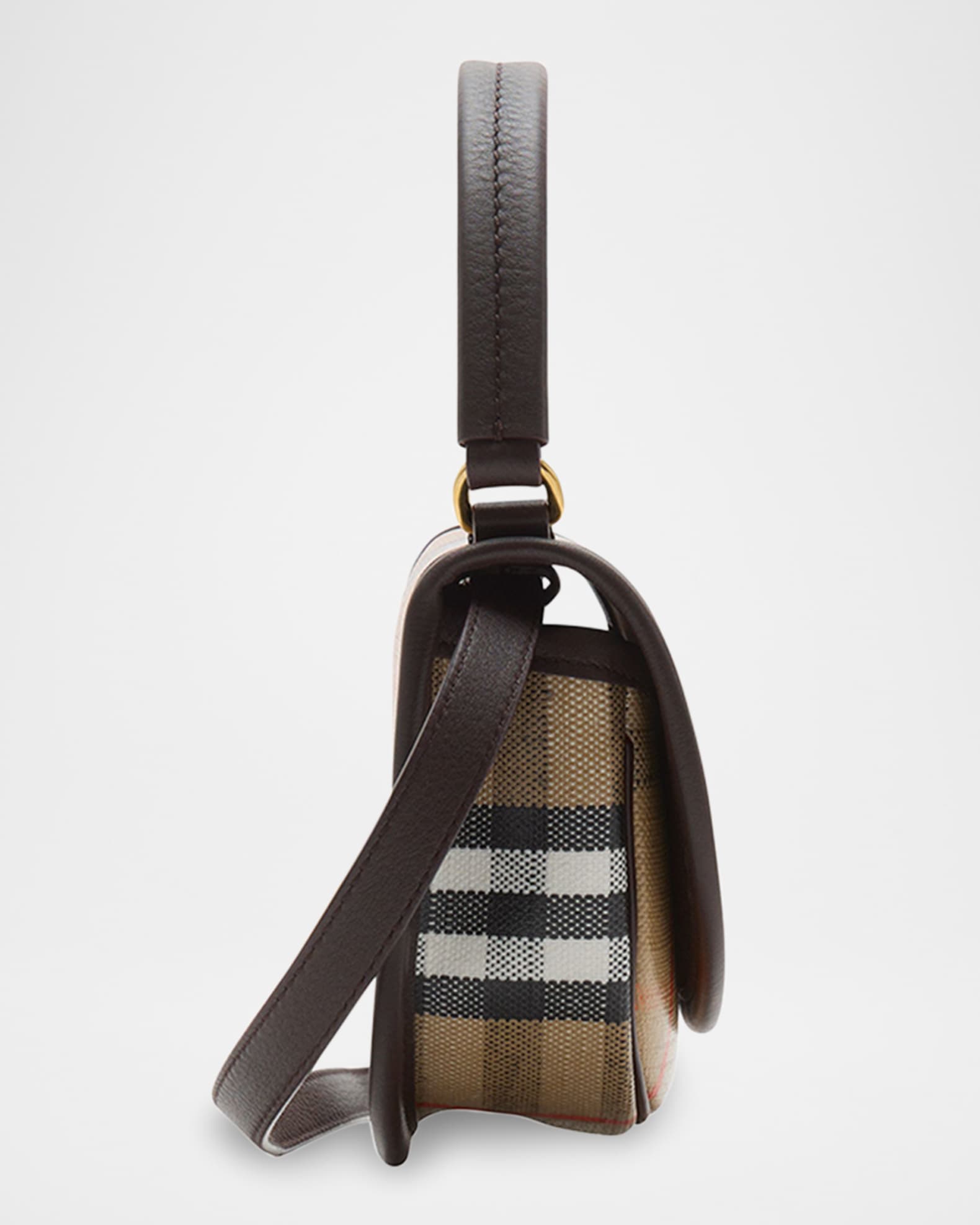 Burberry Highlands Check Jacquard Top-Handle Bag | Neiman Marcus