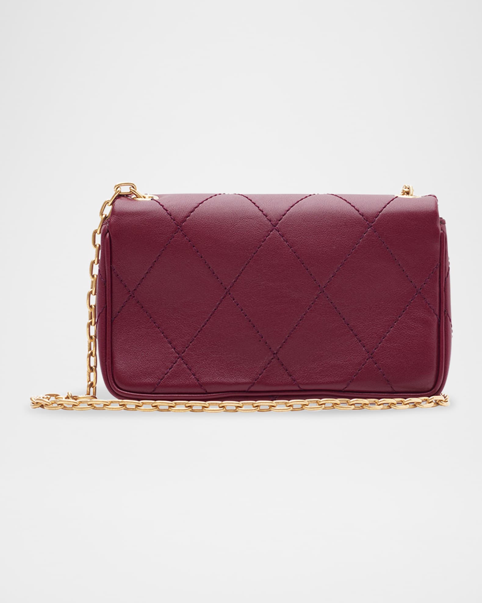 Strand Quilted Leather Clutch Bag 1