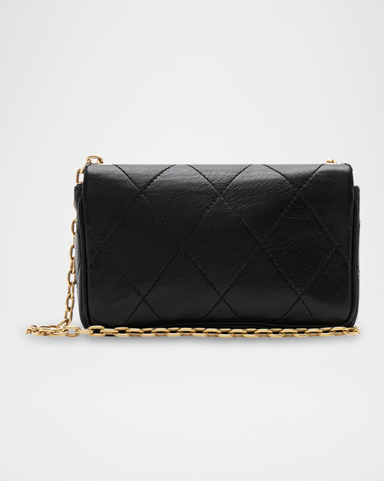 Strand Quilted Leather Clutch Bag 1