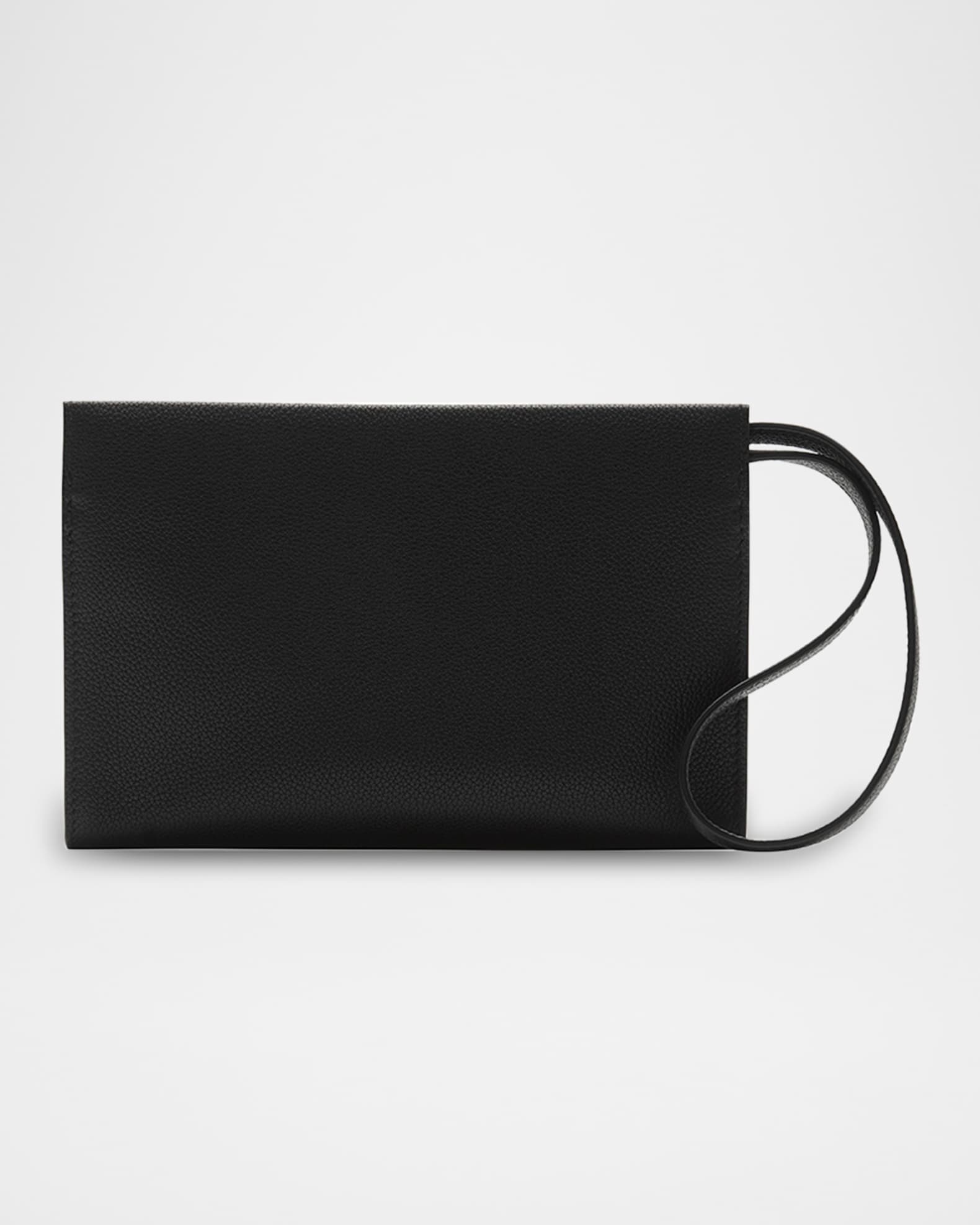 Cotswolds Grainy Leather Pouch Bag 1