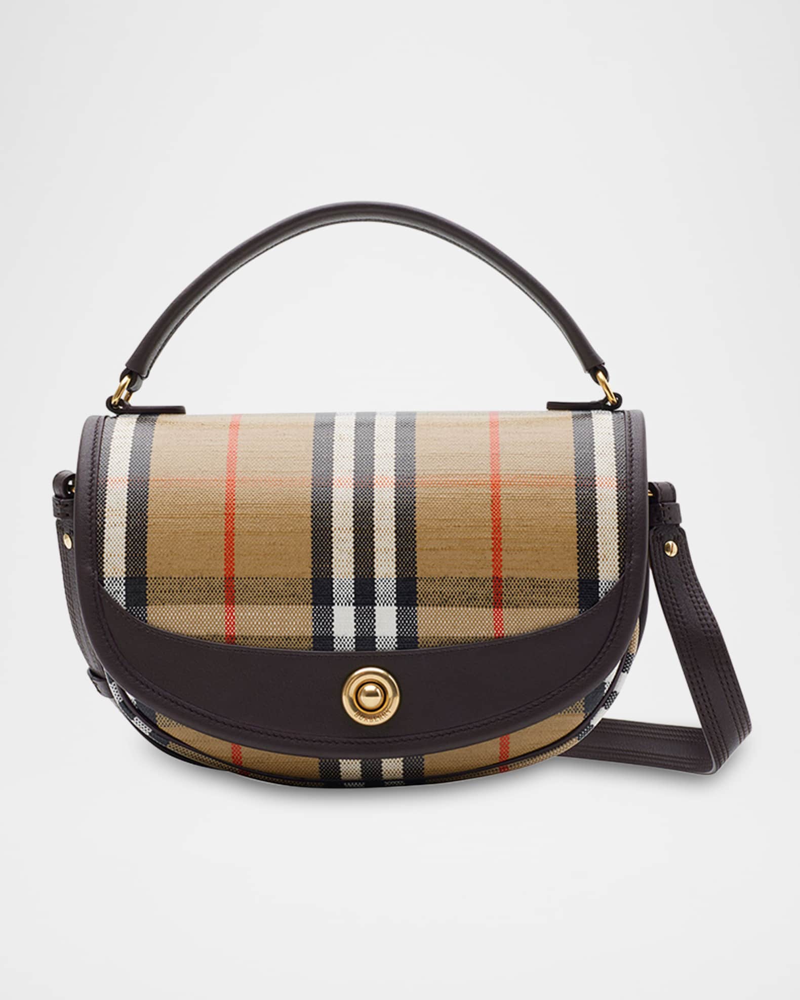 Highlands Check Jacquard Crossbody Bag 0