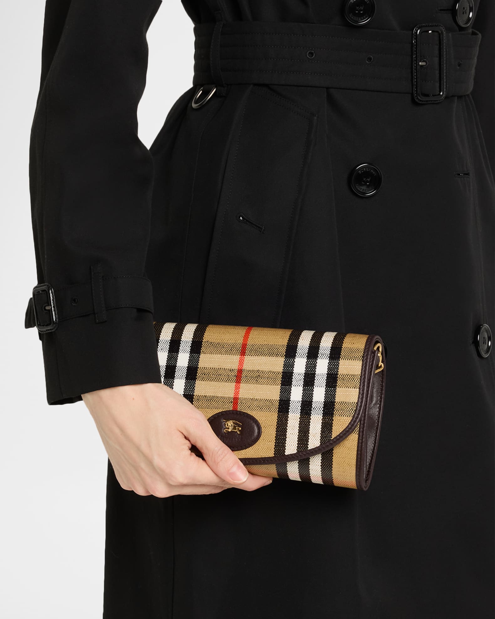 Highlands Check Flap Continental Wallet on Chain 1
