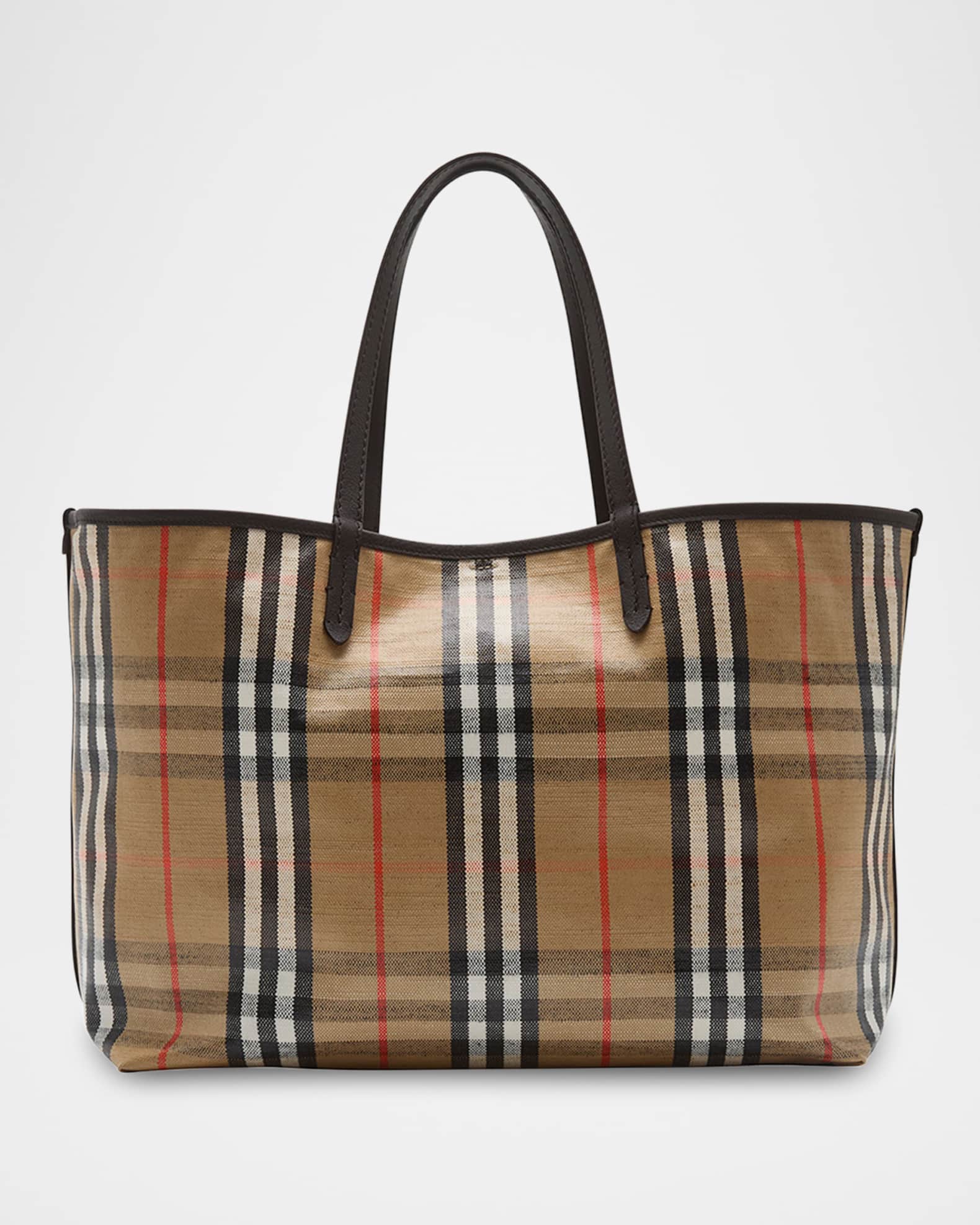 トートバッグ Burberry Highlands Tote Bag Medium Medium Highlands Tote in Black - Women | Burberry® Official