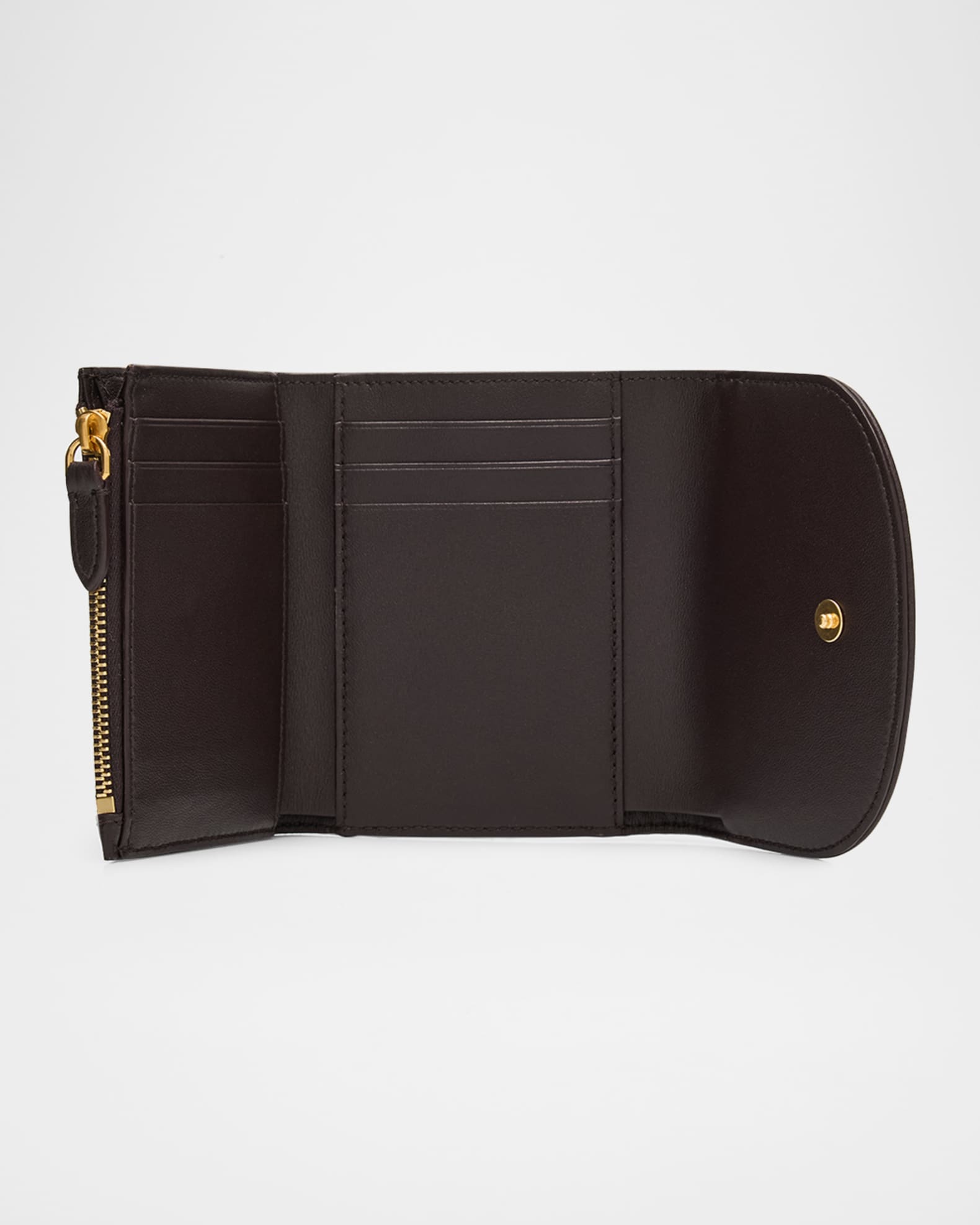 Burberry Highlands Check Compact Trifold Wallet | Neiman Marcus