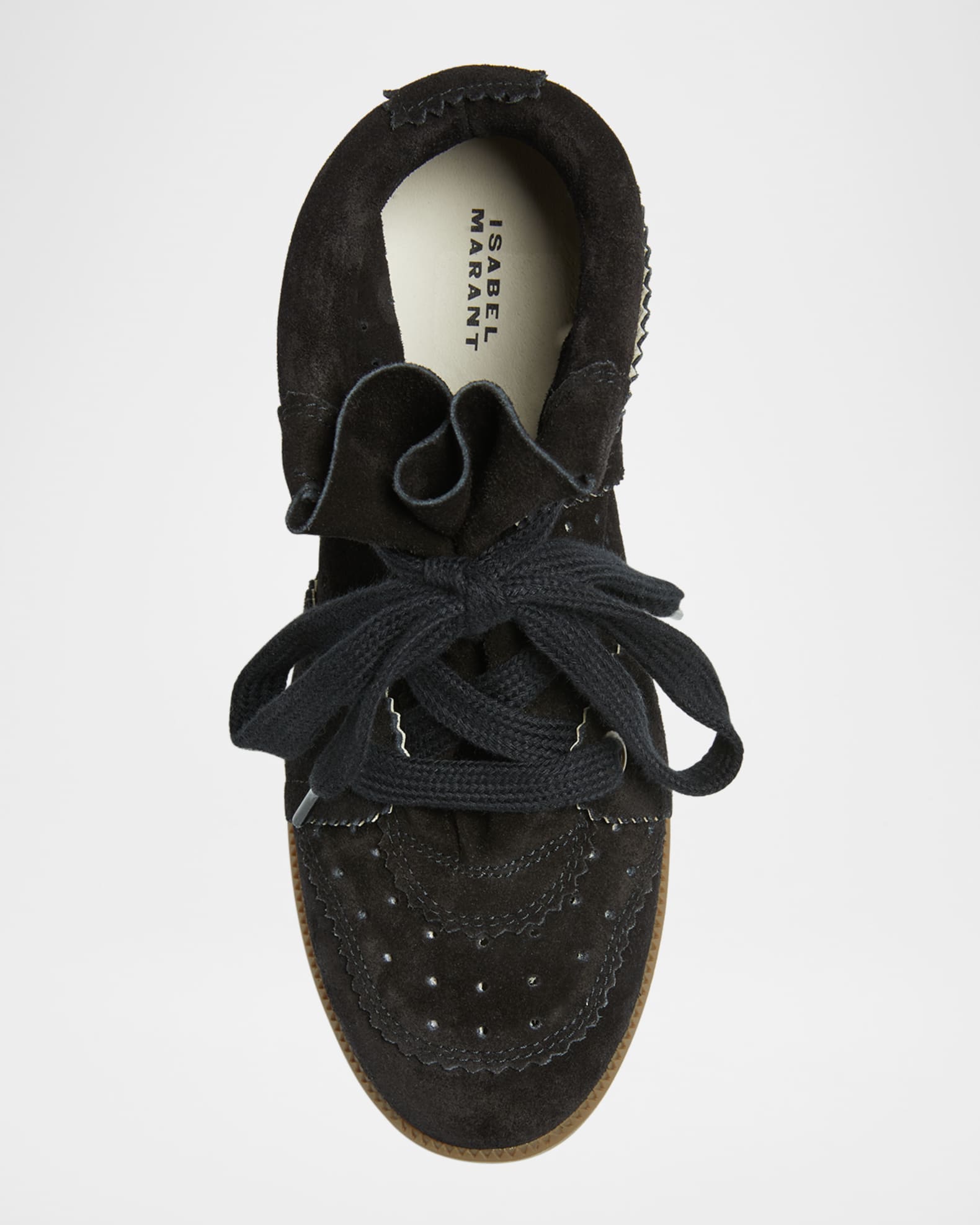 Isabel Marant Bobby Suede Wedge Sneakers | Neiman Marcus
