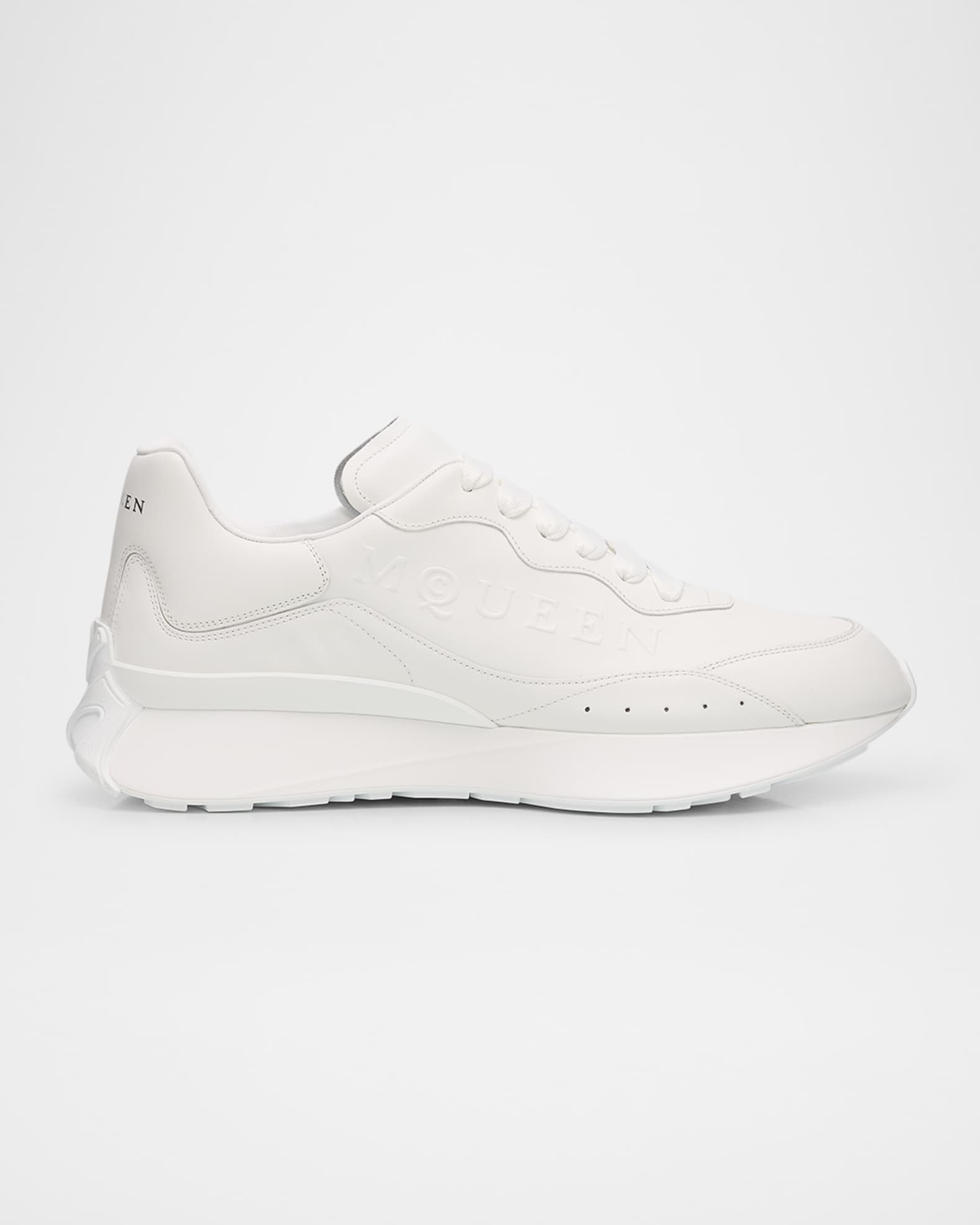 Men's Sprint Leather Runner Sneakers 0