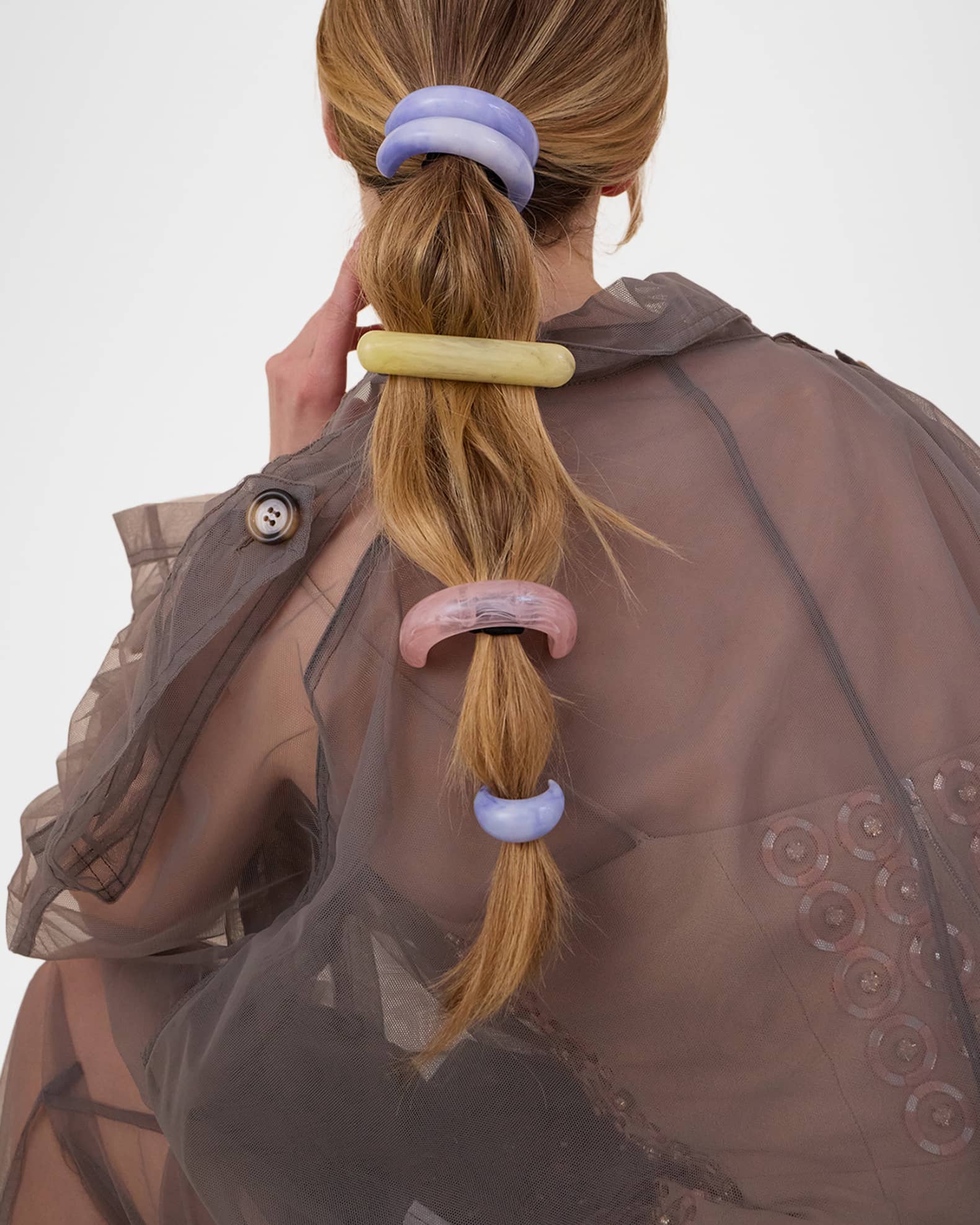 Marble Arch Pony Cuff & Barrette Set 1