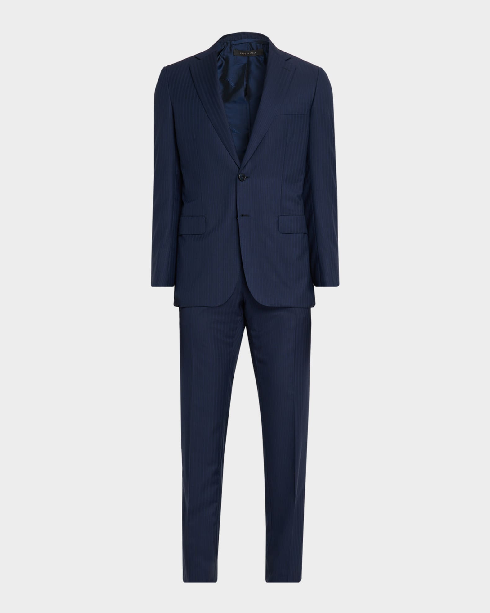 Brioni Men's Tonal Striped Wool Two-Piece Suit | Neiman Marcus