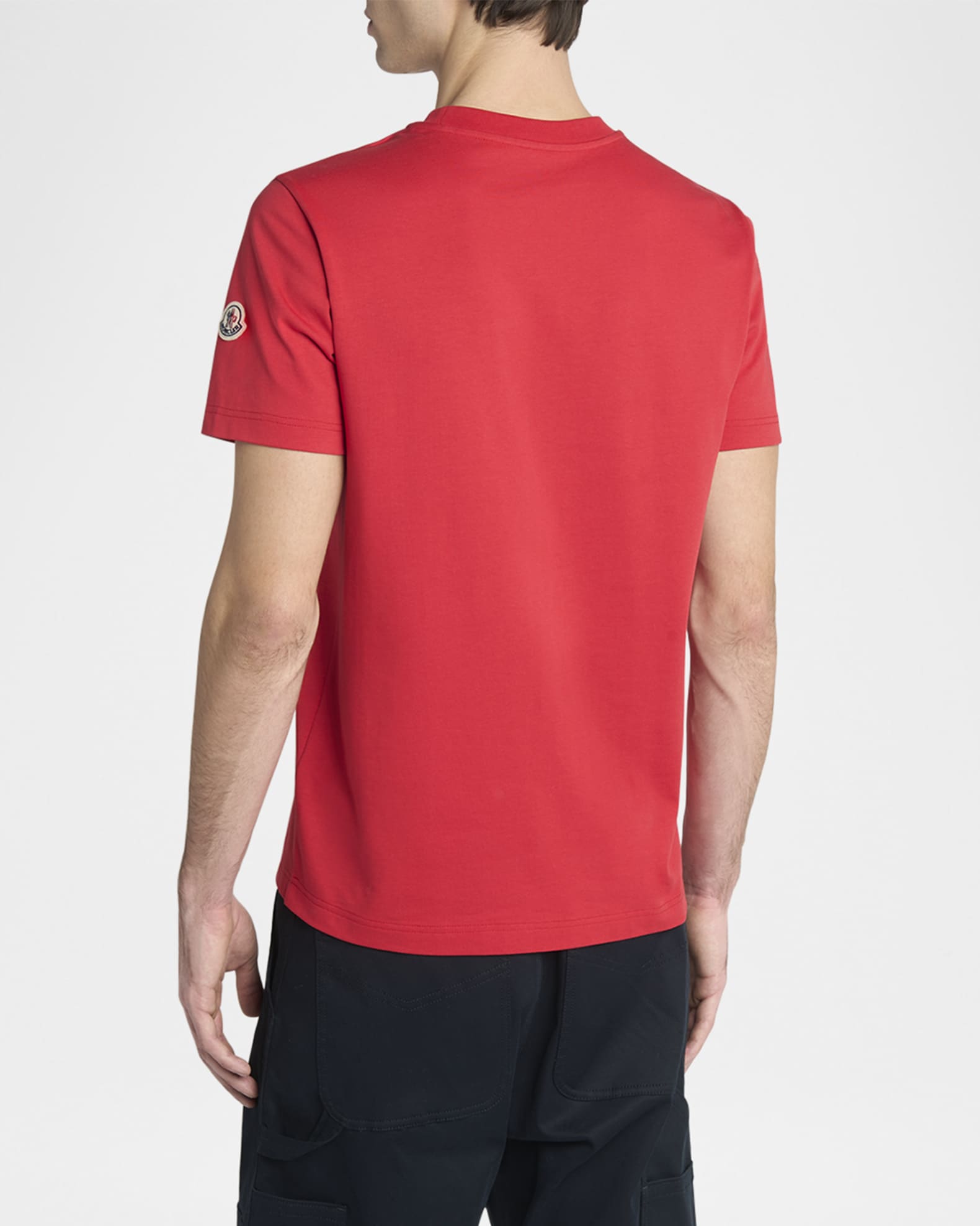 Moncler Men's Chest Logo Graphic T-Shirt | Neiman Marcus