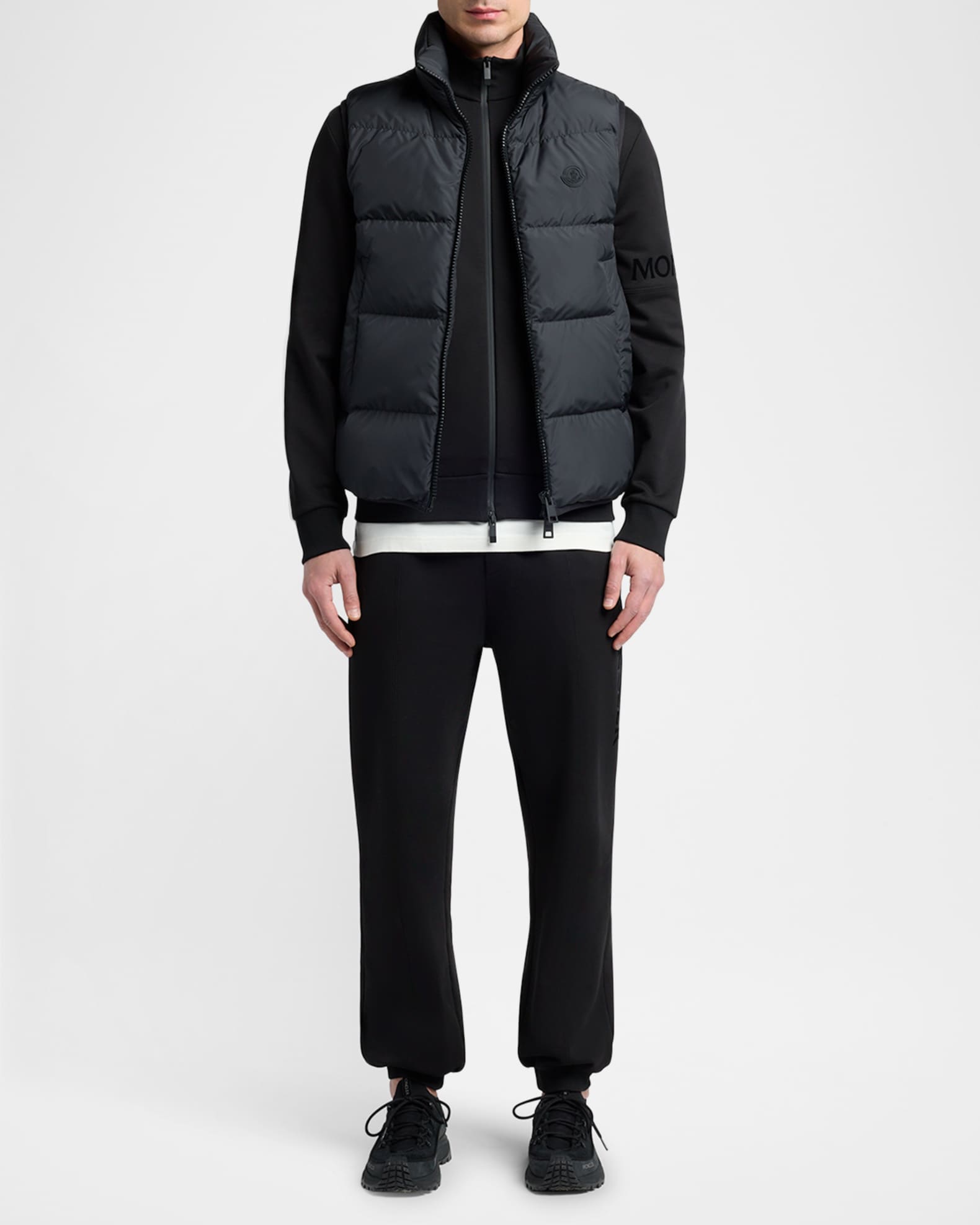 Men's Sleeve-Logo Fleece Full-Zip Jacket 1