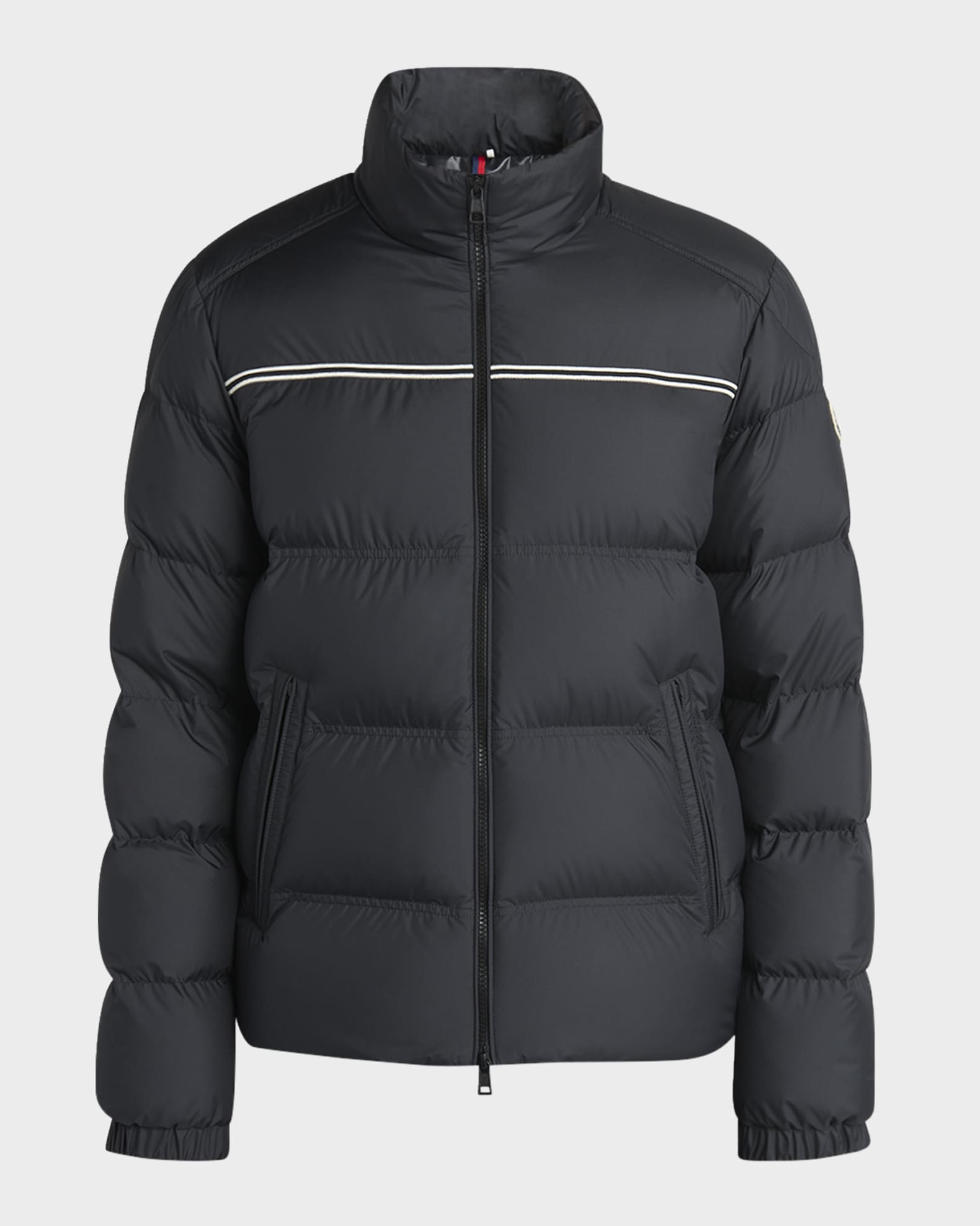 Men's Bouvaque Tricolor-Trim Down Jacket 0