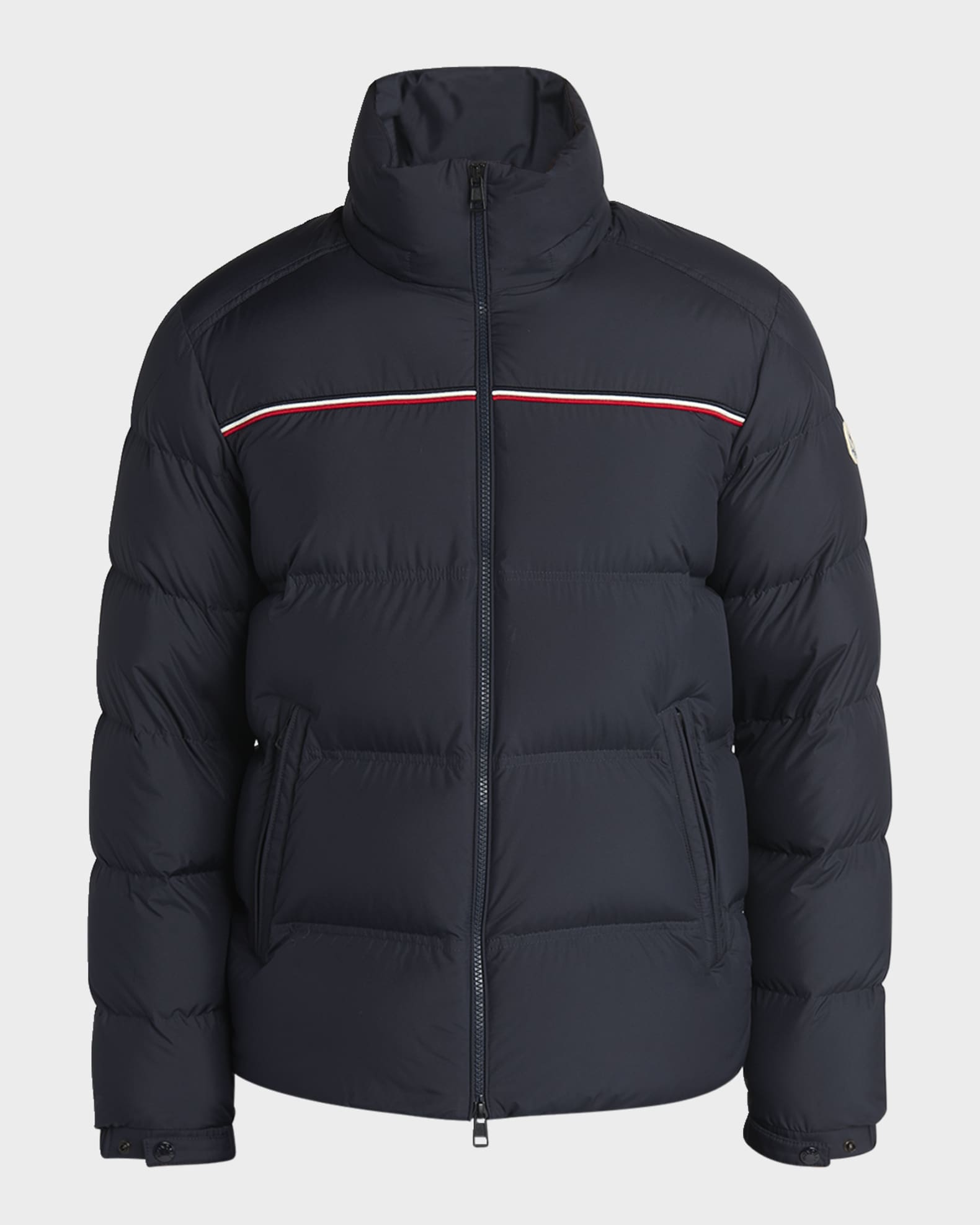 Men's Bouvaque Tricolor-Trim Down Jacket 0