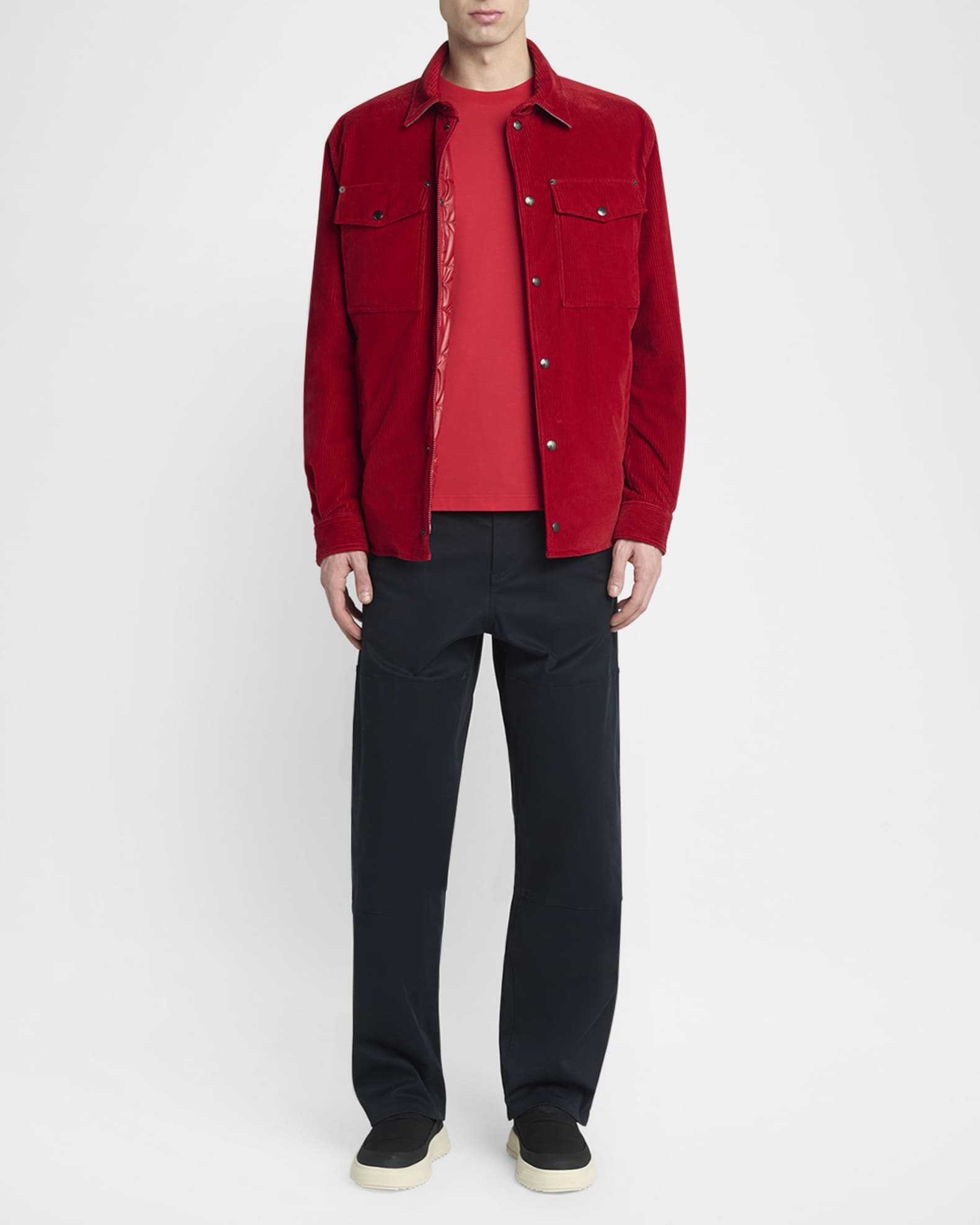 Men's Ambroisie Corduroy Shirt Jacket 1