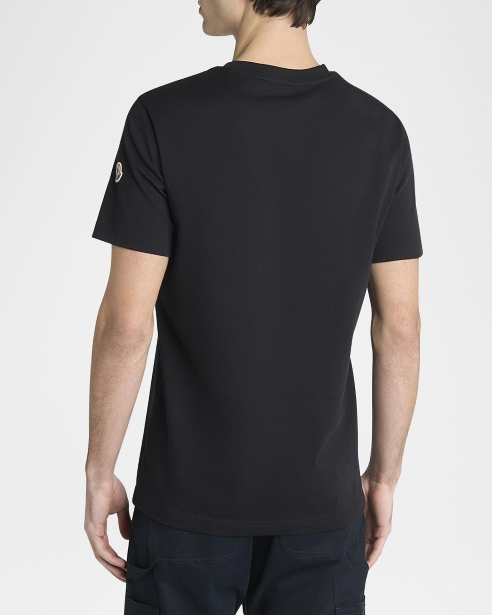 Moncler Men's Cotton Triple Logo Patch Crewneck T-Shirt | Neiman