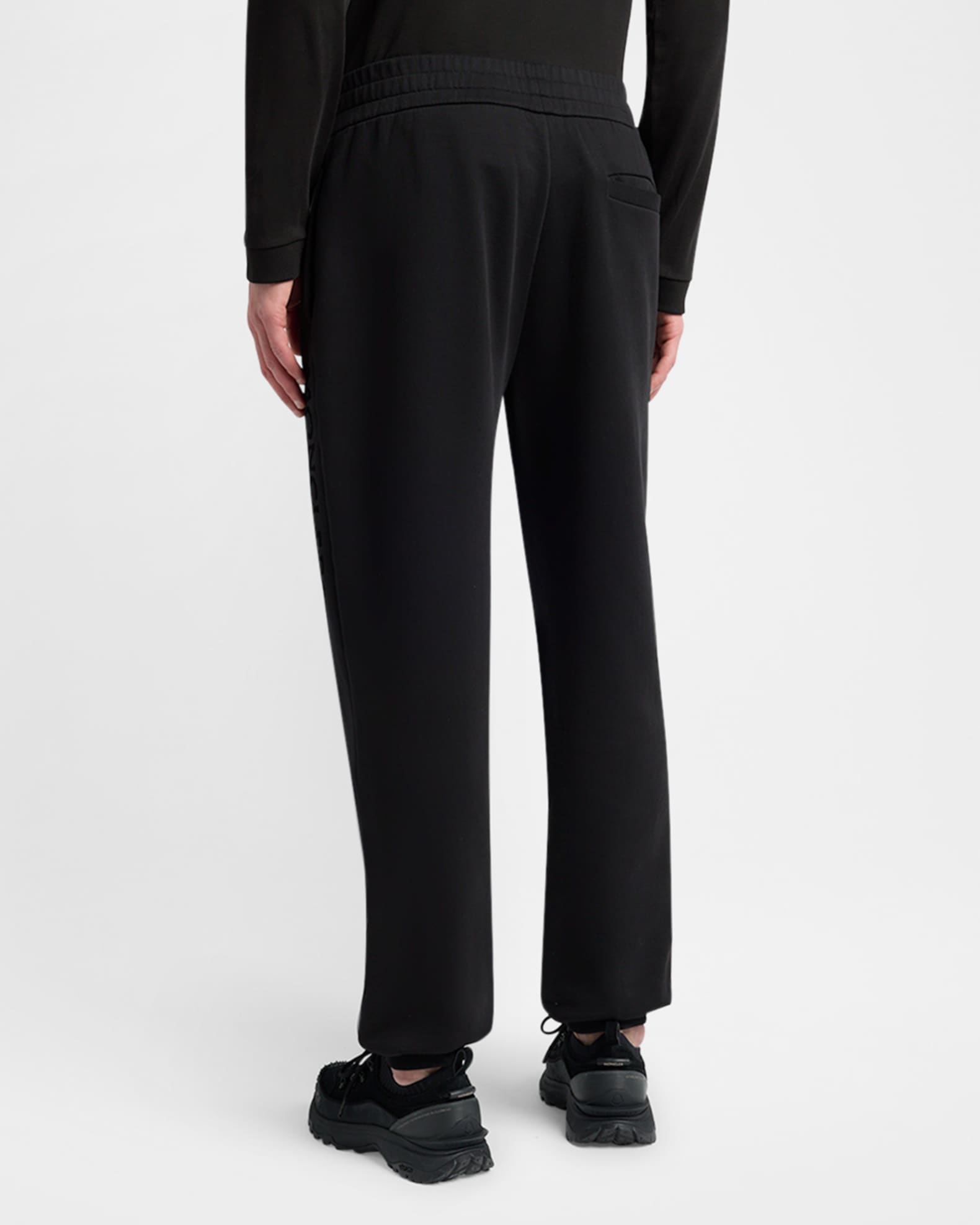 Moncler Men's Fleece Logo Sweatpants | Neiman Marcus