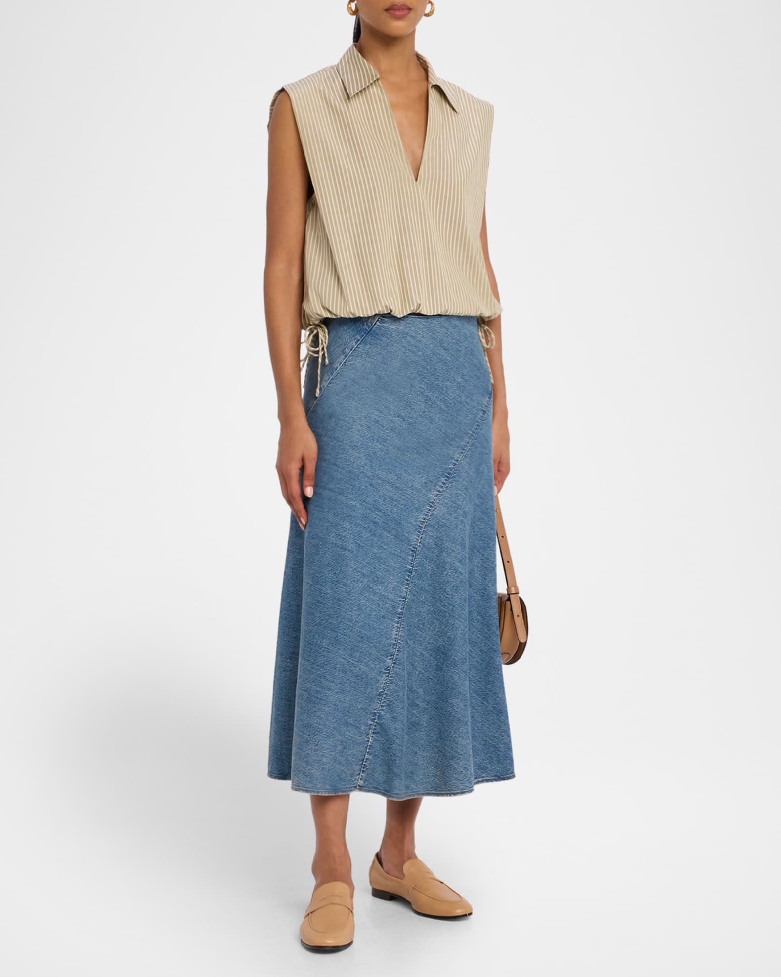 Fiona Stripe Sleeveless Top 1