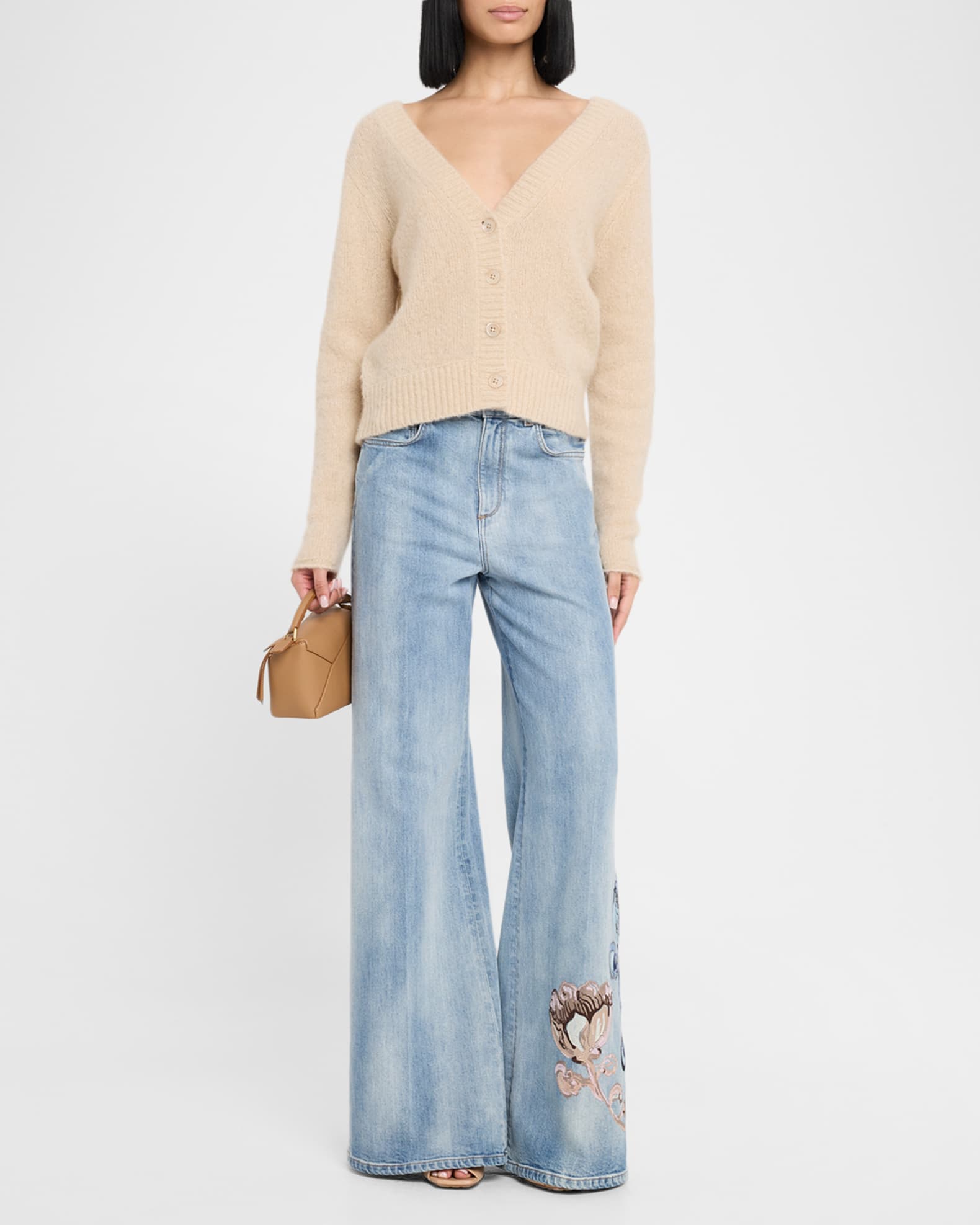 Luxury Love Cashmere Button-Down Cardigan 1