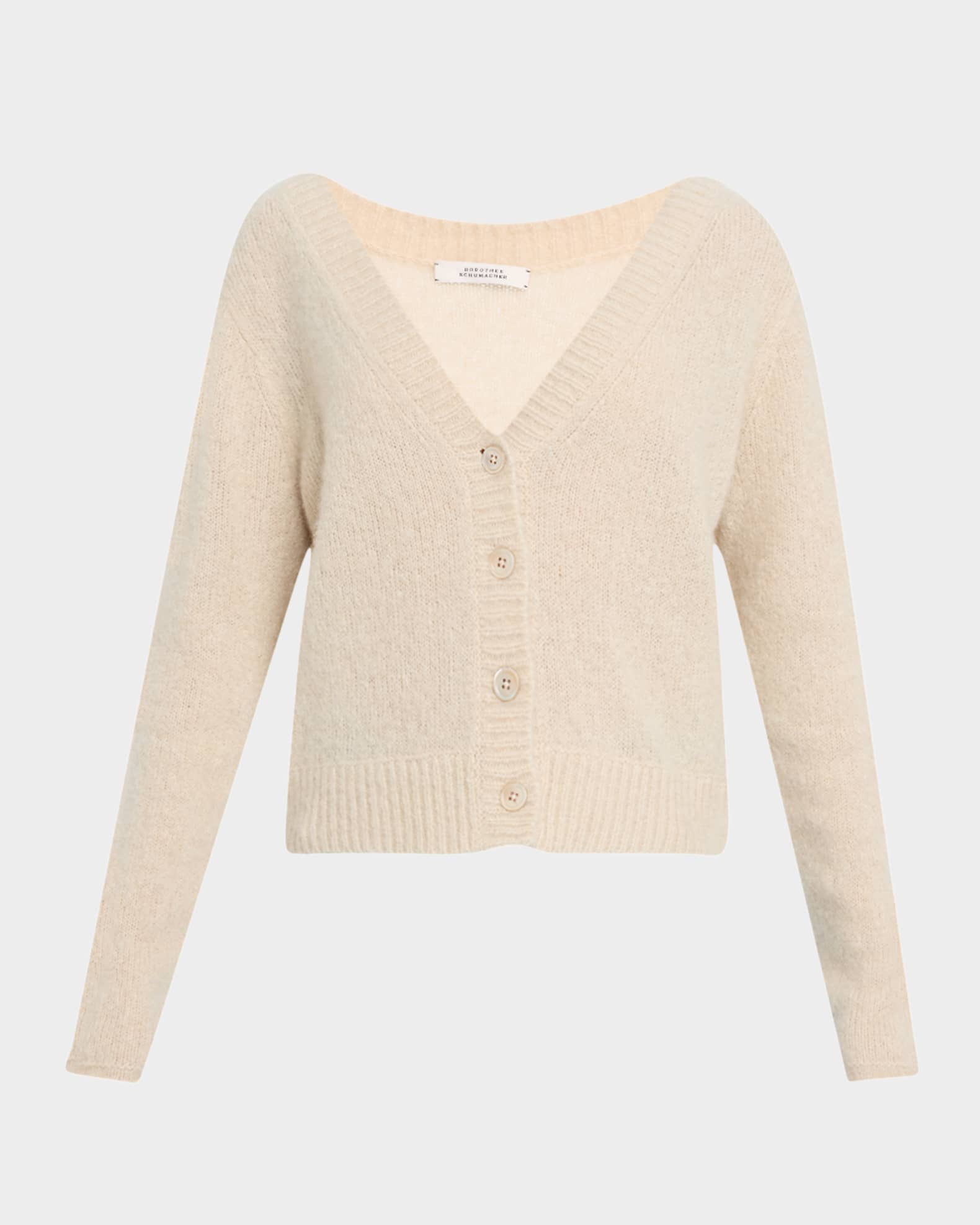 Luxury Love Cashmere Button-Down Cardigan 0