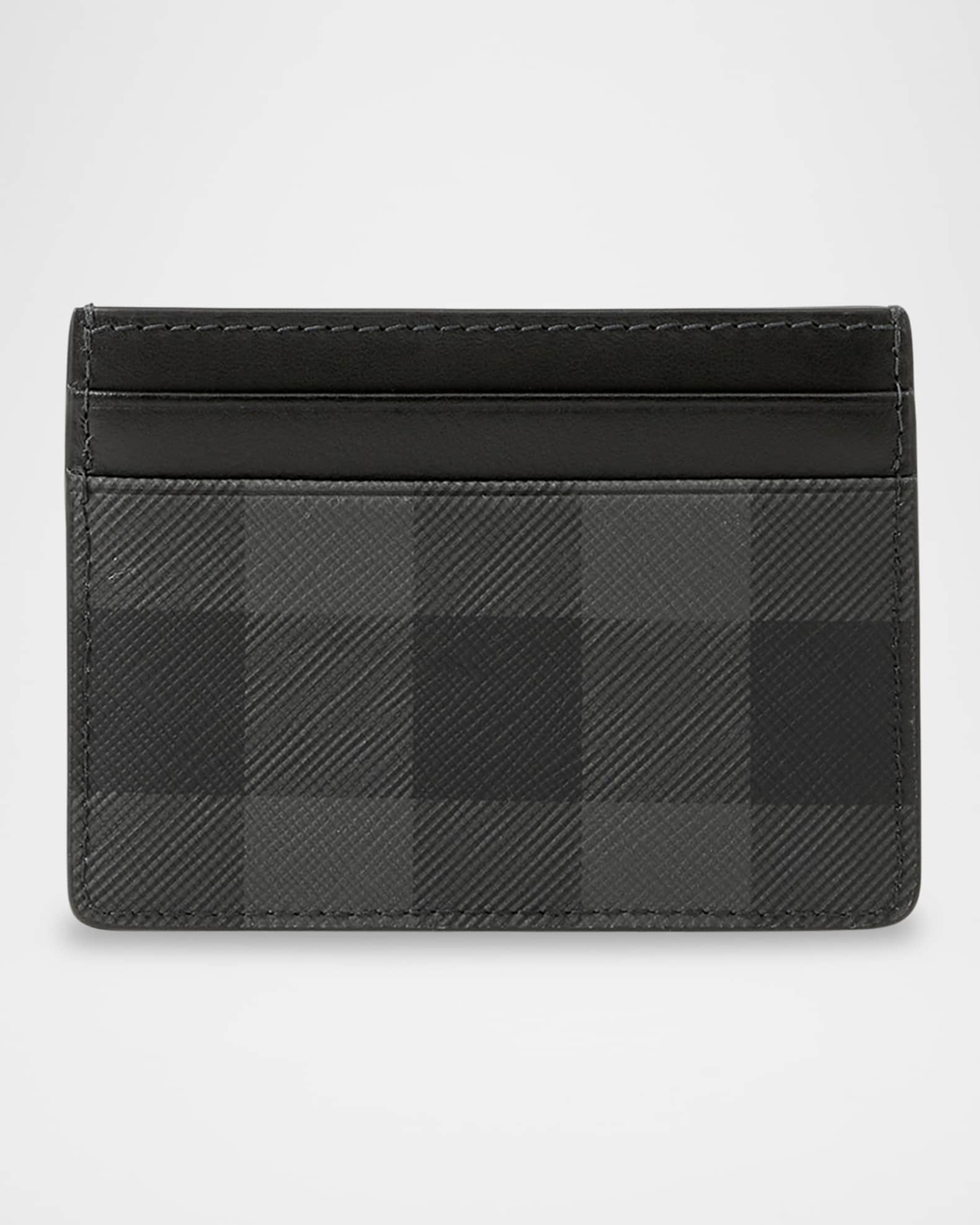Men's Sandon Check Card Holder 1