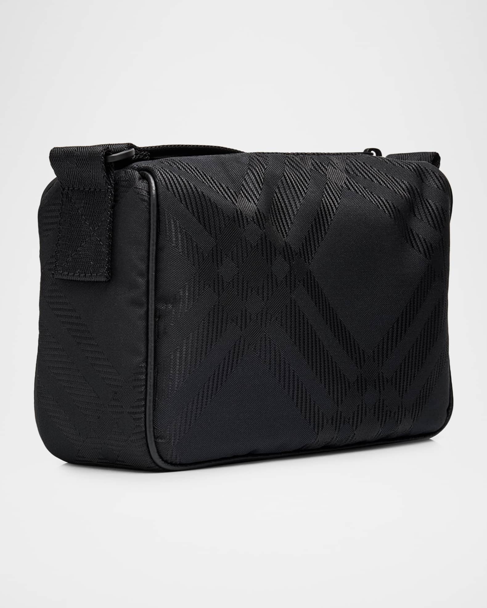 BURBERRY ブラック メッセンジャーバッグ BURBERRY BLACK LABEL 新品同様 バーバリーブラックレーベル