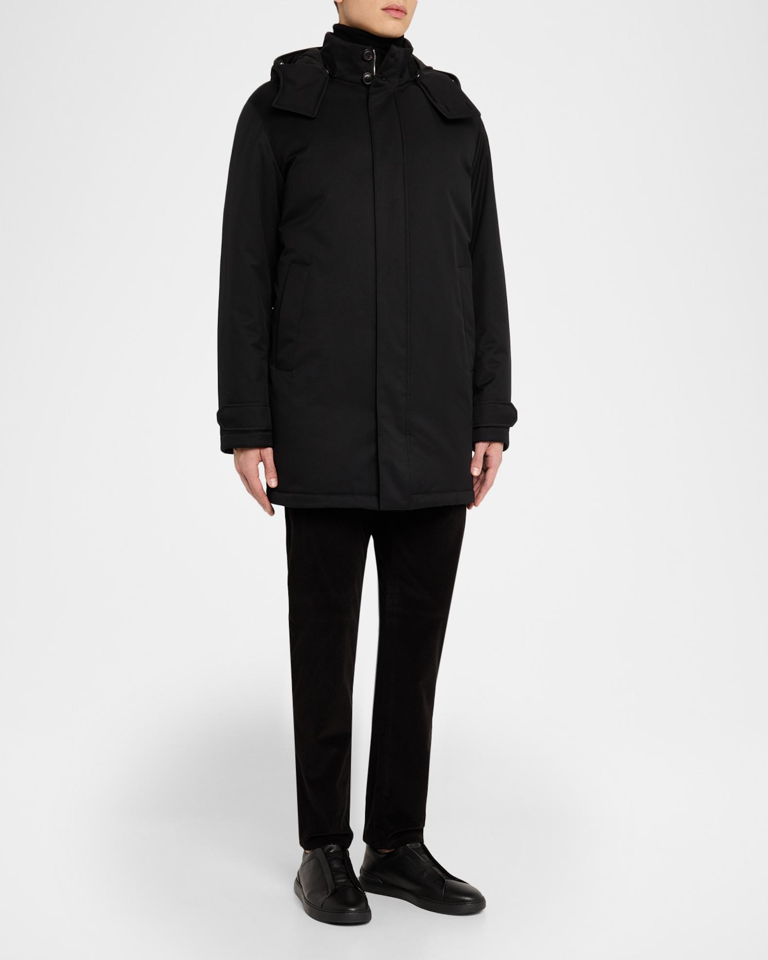 ZEGNA Men's Padded Technical Parka Jacket | Neiman Marcus