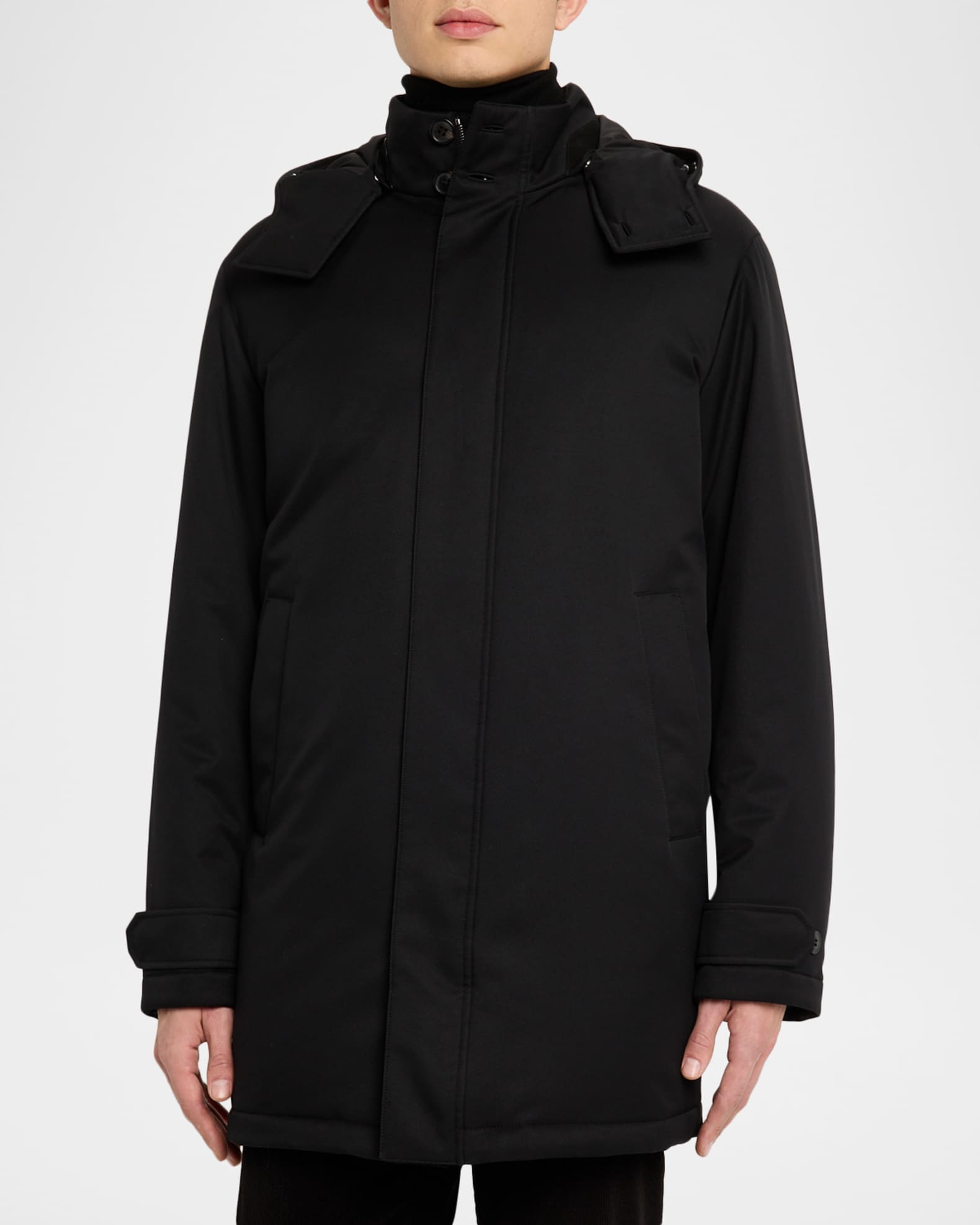 ZEGNA Men's Padded Technical Parka Jacket | Neiman Marcus